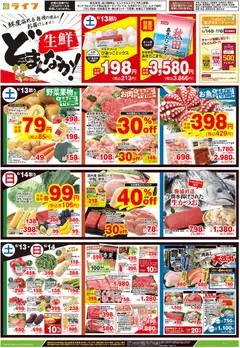 13.06.2026から有効なオファーを含む ライフ - チラシ