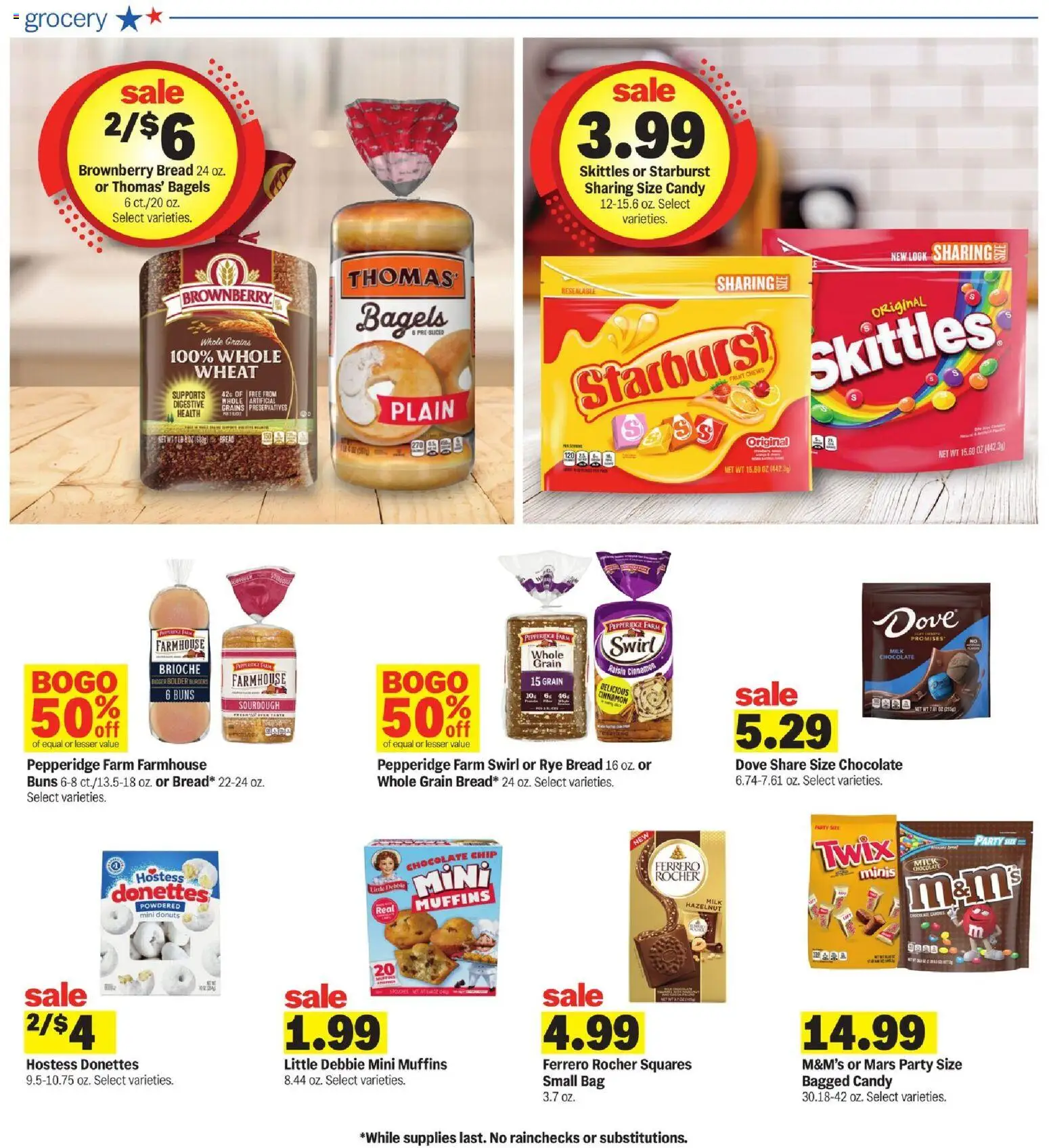 Meijer Weekly Ad - valid from 07/08/2026 | Page: 11 | Products: Milk, Chocolate, Chocolate Chip, Bag