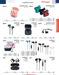 Vista previa de Office Depot catálogo 2026, nuevo folleto de la tienda, válido en México a partir del 12/01/2026 | Página: 163 | Productos: Audífonos