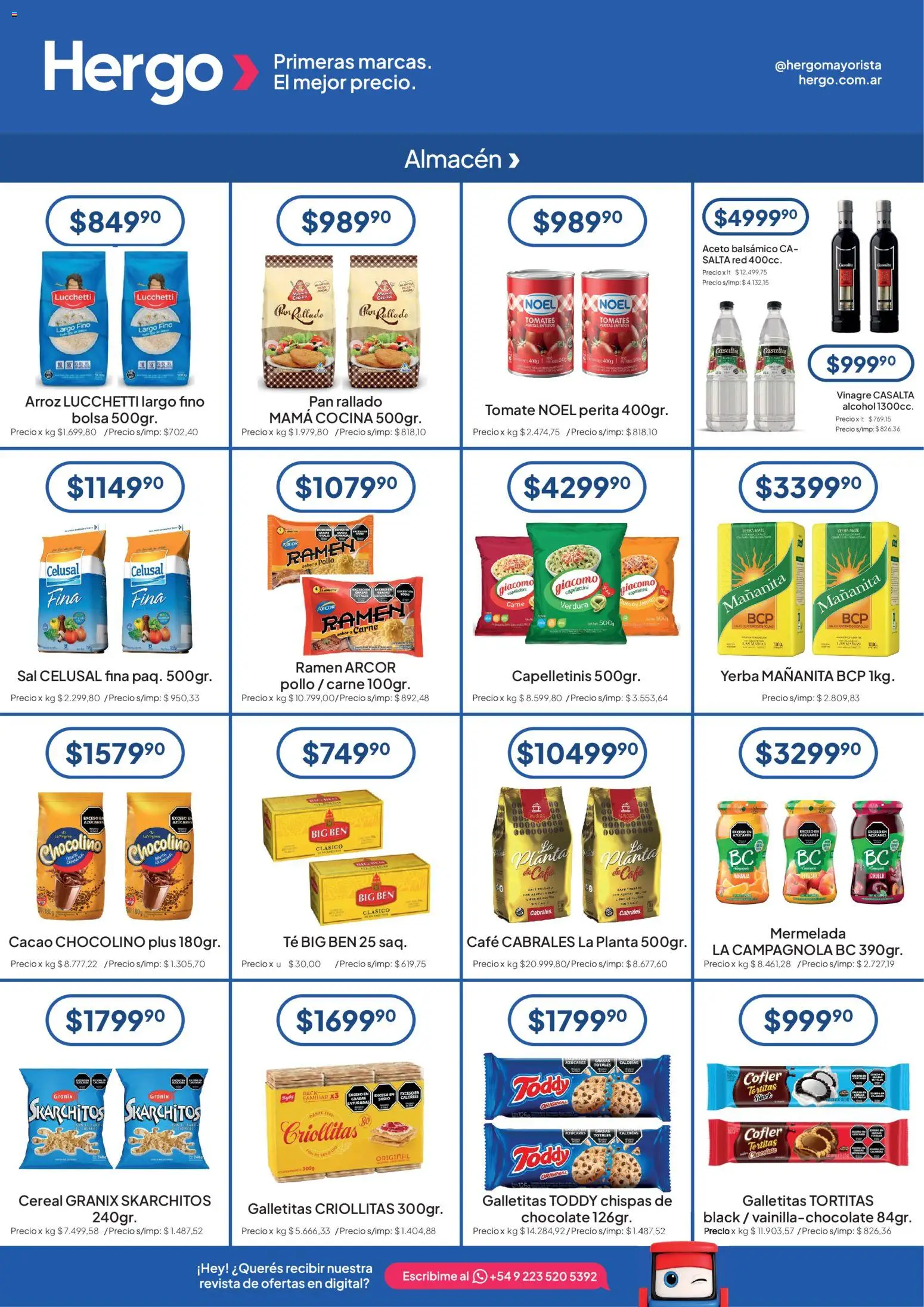 Hergo catálogo │ válido desde el 30/09/2026 | Página: 2 | Productos: Aceto, Sal, Pan, Planta