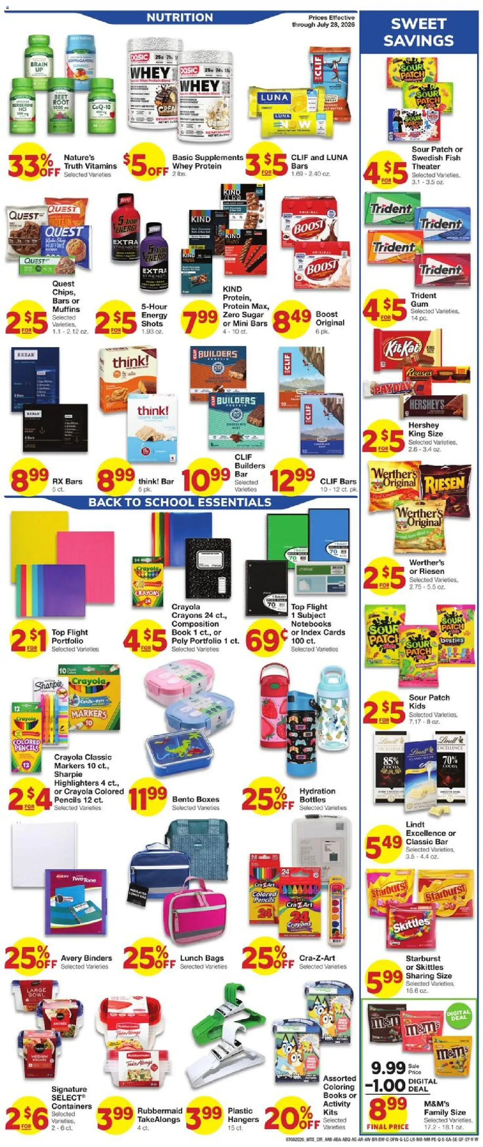 United Supermarkets Weekly Ad - valid from 07/08/2026 | Page: 4 | Products: Fish, Sugar, Beet
