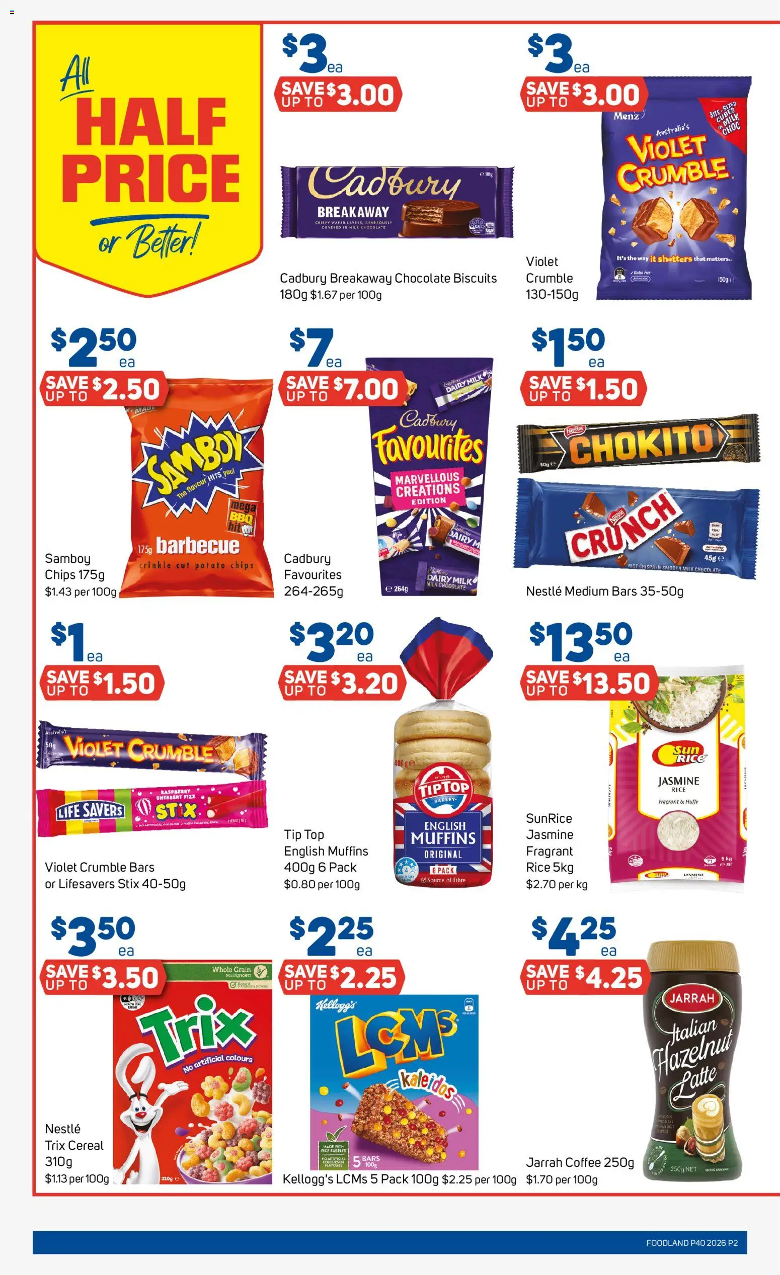 Foodland catalogue - valid from 30/09/2026 | Page: 2 | Products: Dairy, Coffee, Cereal, Biscuits