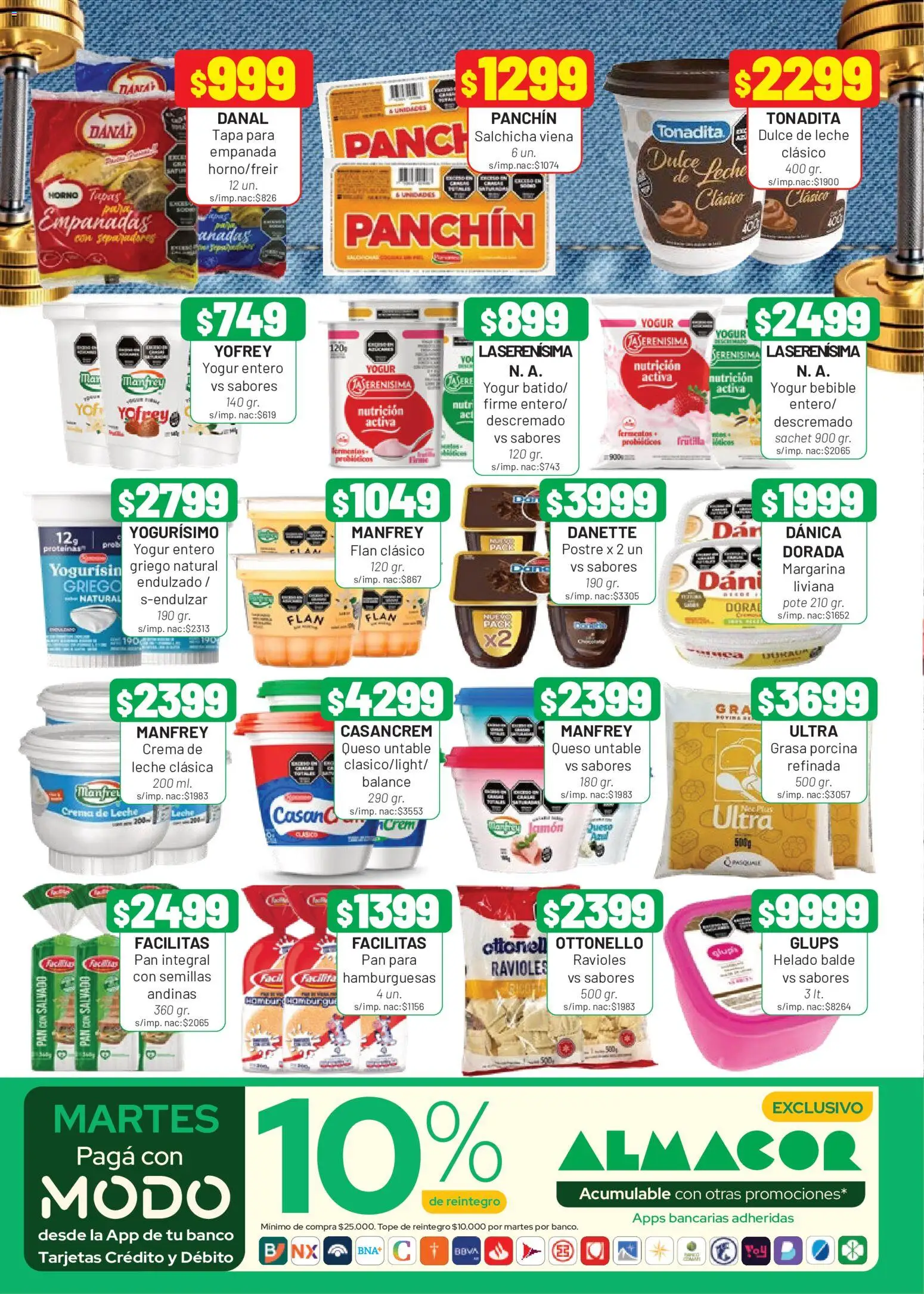 Almacor catálogo │ válido desde el 03/09/2026 | Página: 2 | Productos: Semillas, Queso, Ravioles, Postre