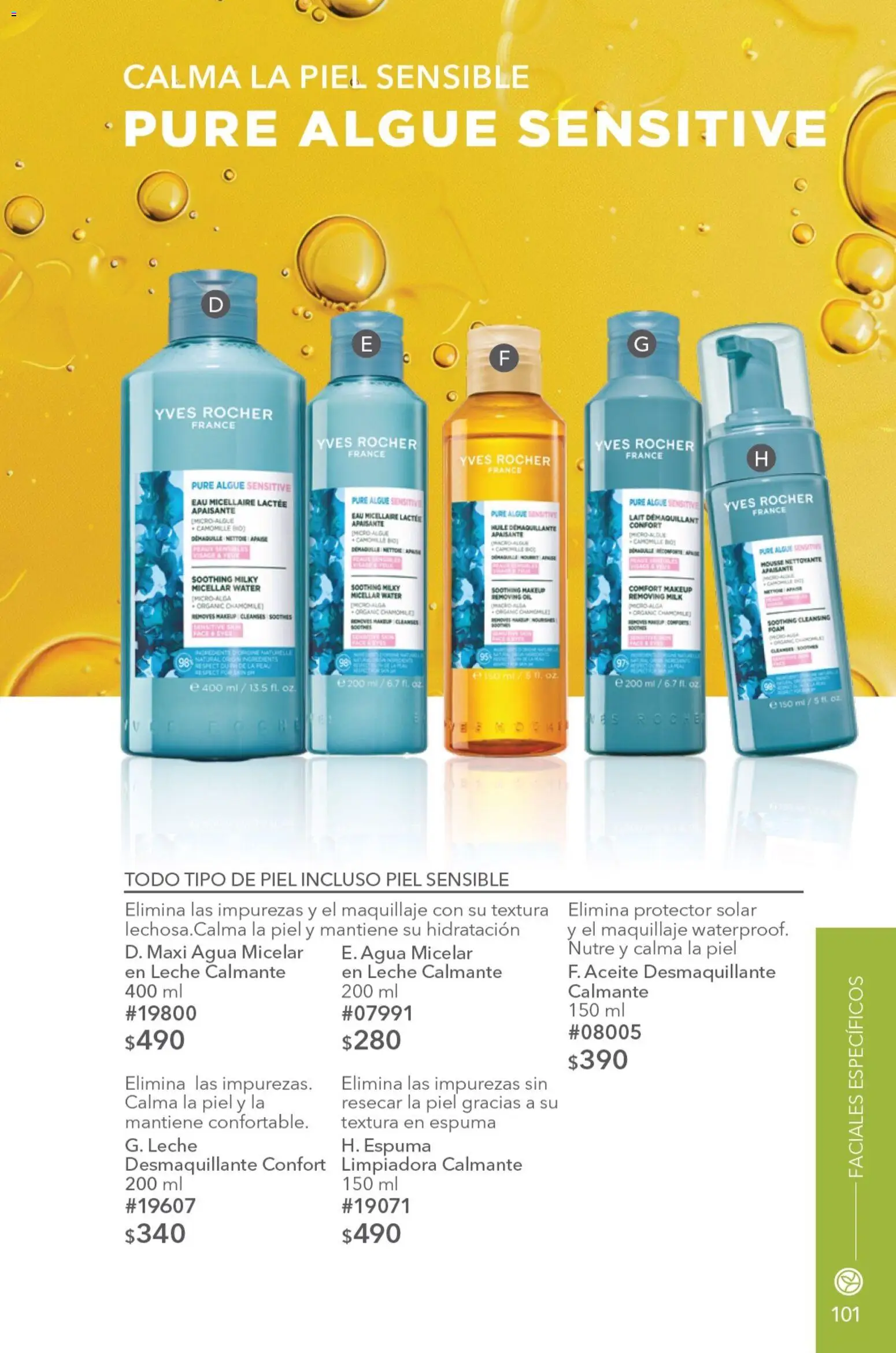 Nuevas ofertas de Yves Rocher válidas en toda la República Mexicana desde el 04/08/2026. ¡Encuentra las mejores ofertas en Yves Rocher campaña 11 2026! | Página: 105 | Productos: Agua, Mousse, Espuma, Protector solar