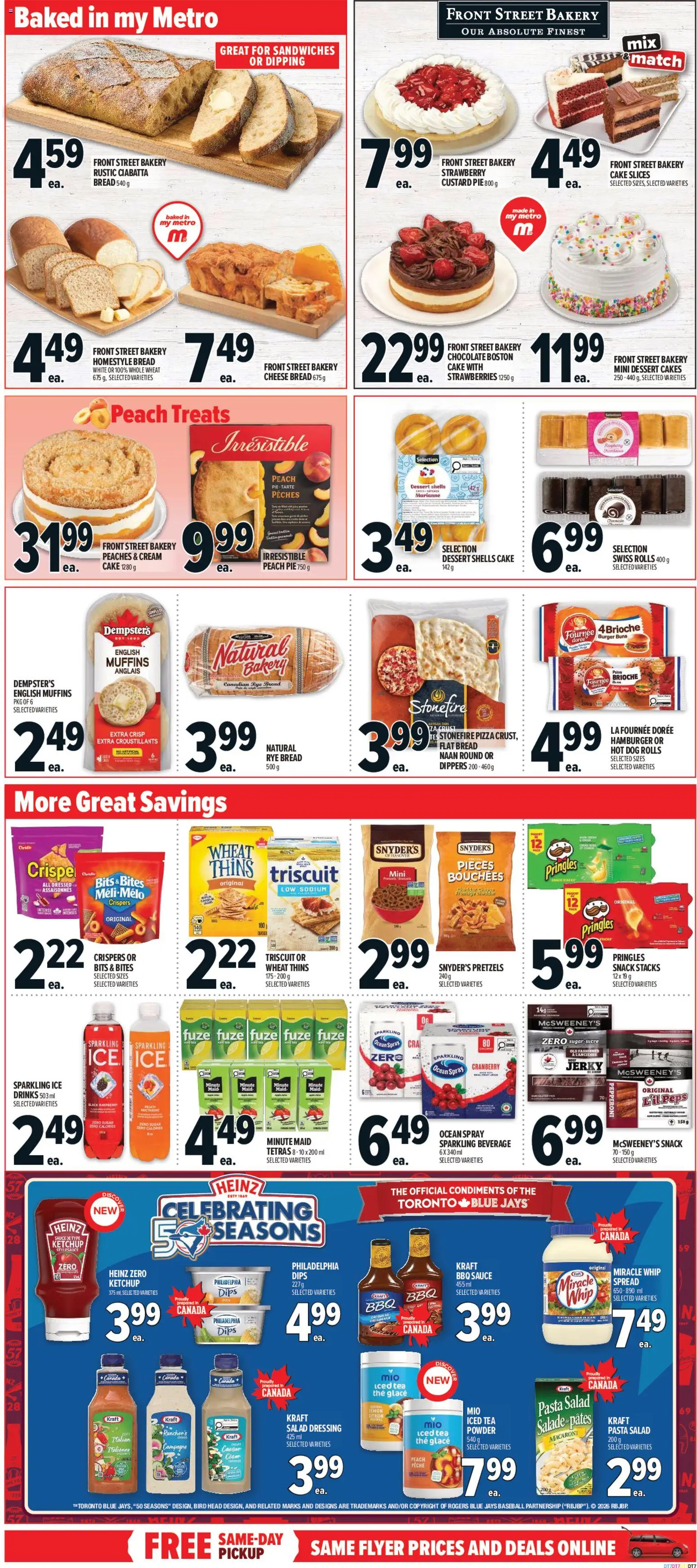 Metro flyer valid from Jul 16, 2026 | Page: 9 | Products: Ketchup, Bakery, Cheese, Chocolate
