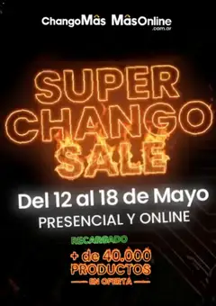 Vista previa Changomas -  Hot Sale válido desde el 11.05.2026