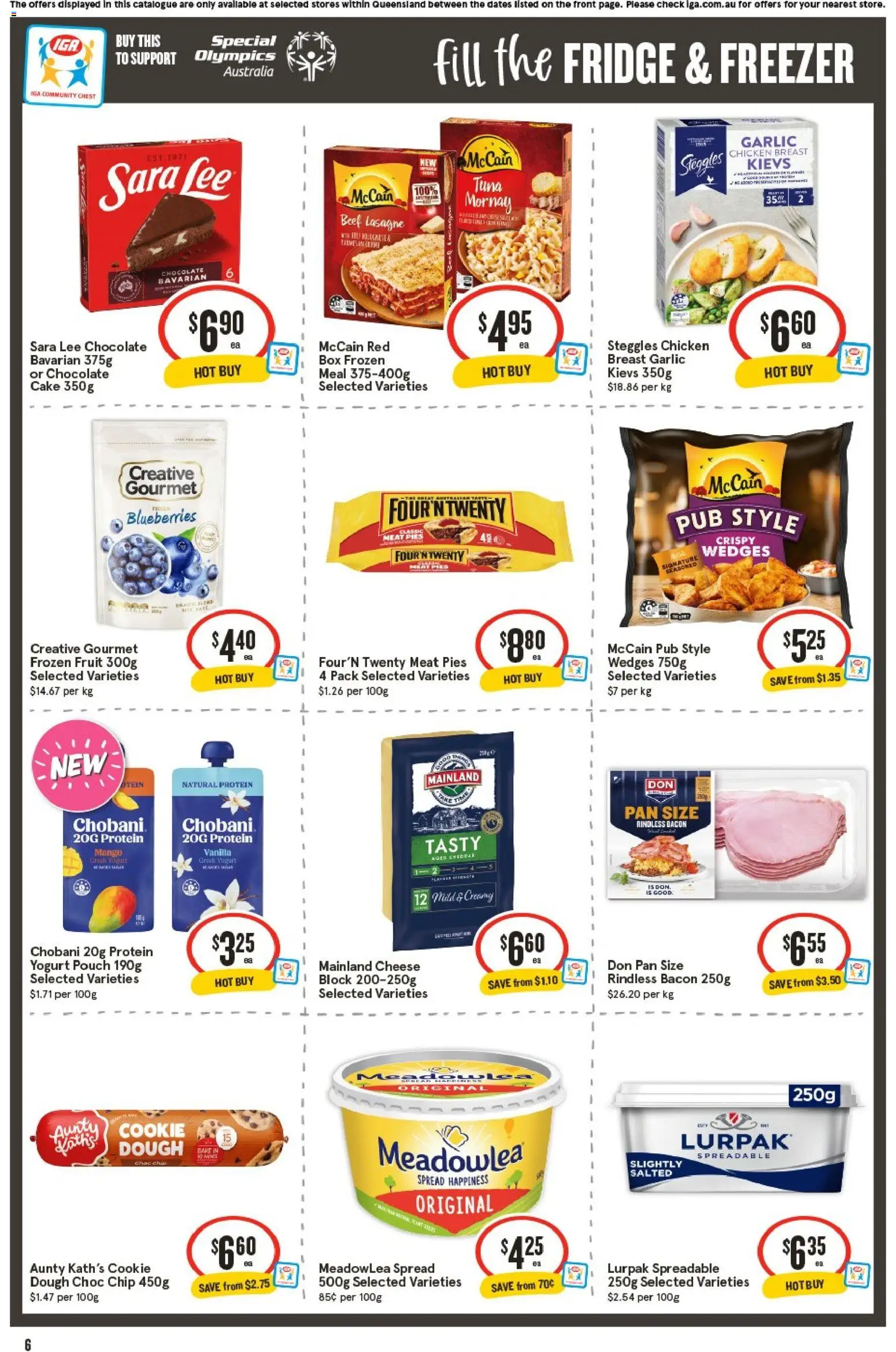 IGA catalogue - valid from 06.05.2026 | Page: 7 | Products: Bacon, Meat, Tuna, Fridge