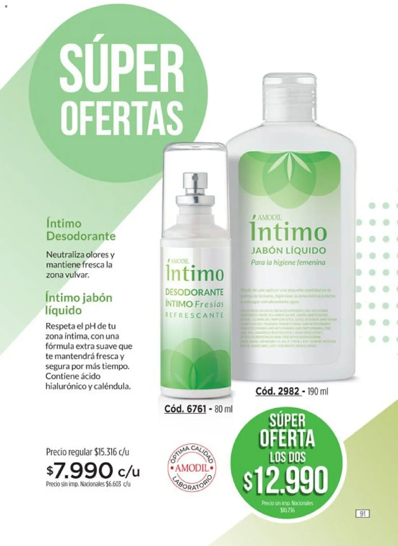 Catálogo Amodil Campaña 18 │ válido desde el 02/11/2026 | Página: 91