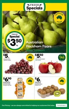 Preview of Woolworths catalogue TAS - valid from 20.05.2026 | Page: 13 | Products: Apples, Oranges, Kiwifruit, Grapes