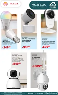 Vista previa de Del Sol y Woolworth catálogo, nuevo folleto de la tienda, válido en México a partir del 27/08/2026 | Página: 29 | Productos: Robot, Cámara, Foco