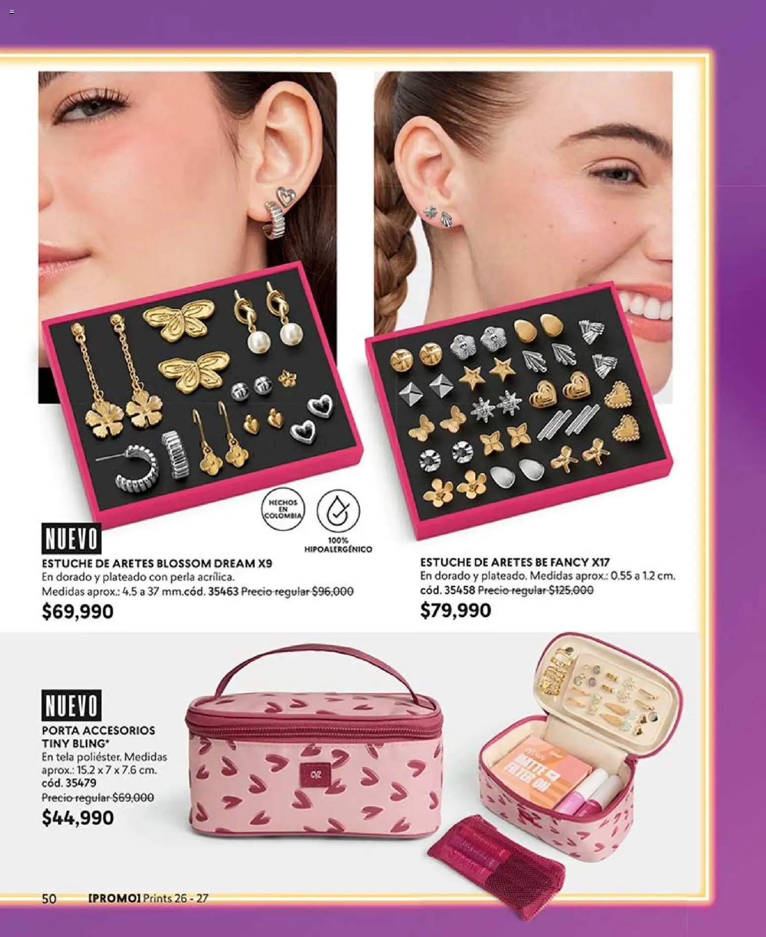 CyZone revista - valida desde el 24.04.2026 | Página: 50 | Productos: Estuche, Aretes