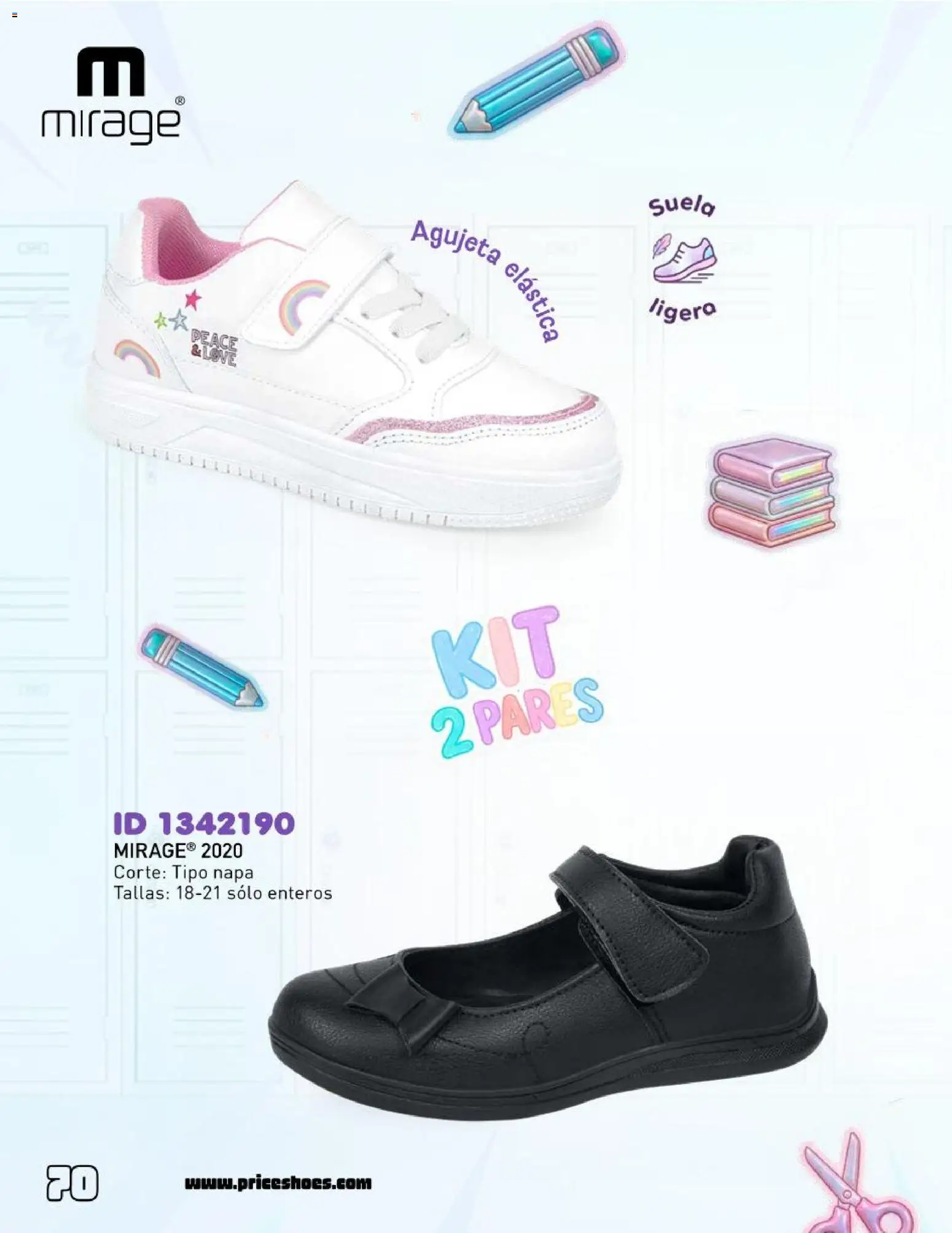 Nuevas ofertas de Price Shoes válidas en toda la República Mexicana desde el 12.06.2026. ¡Encuentra las mejores ofertas en Price Shoes catálogo Escolar! | Página: 70