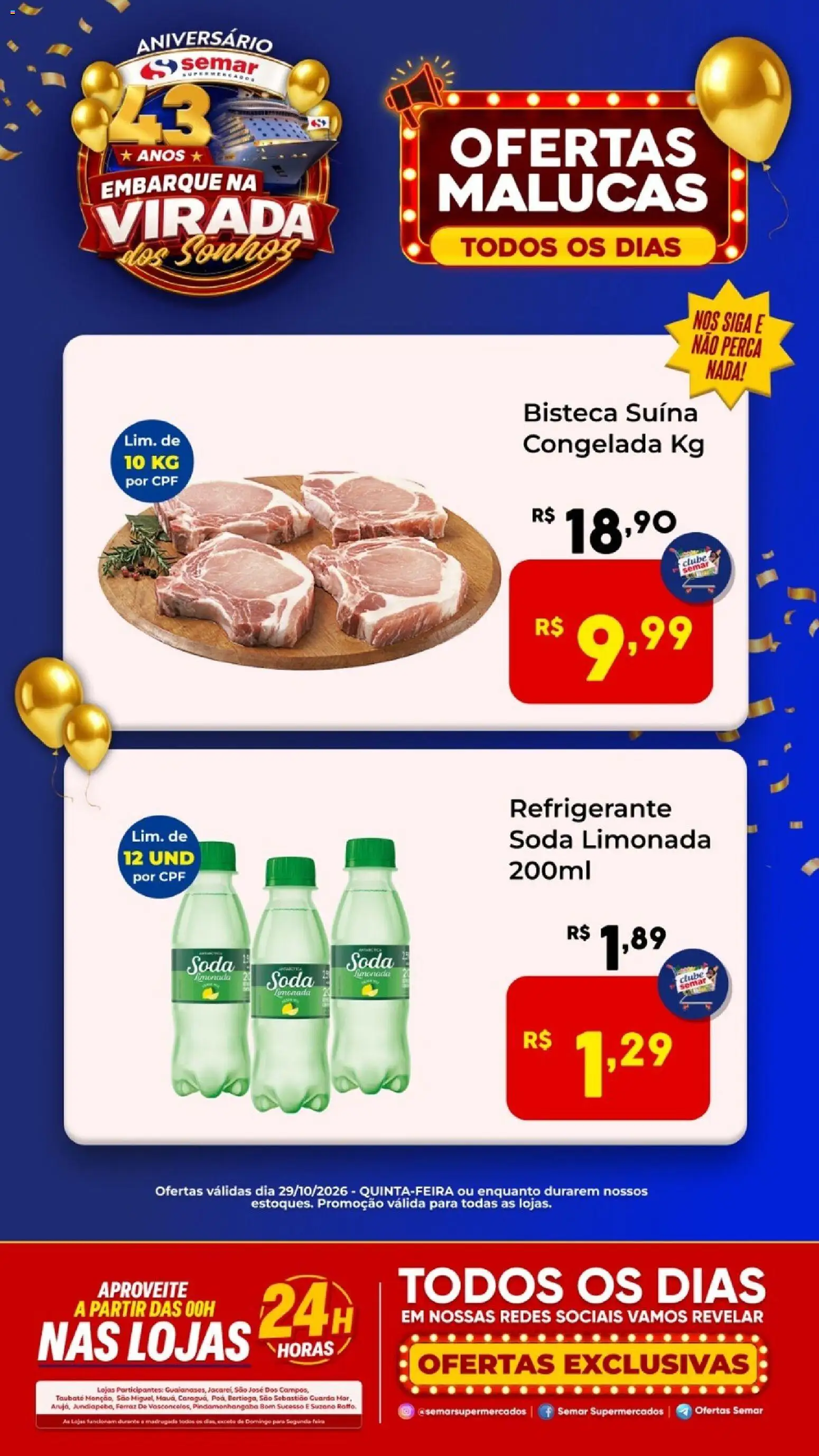 Semar Supermercado Folheto - válido de 29/10/2026 | Página: 1