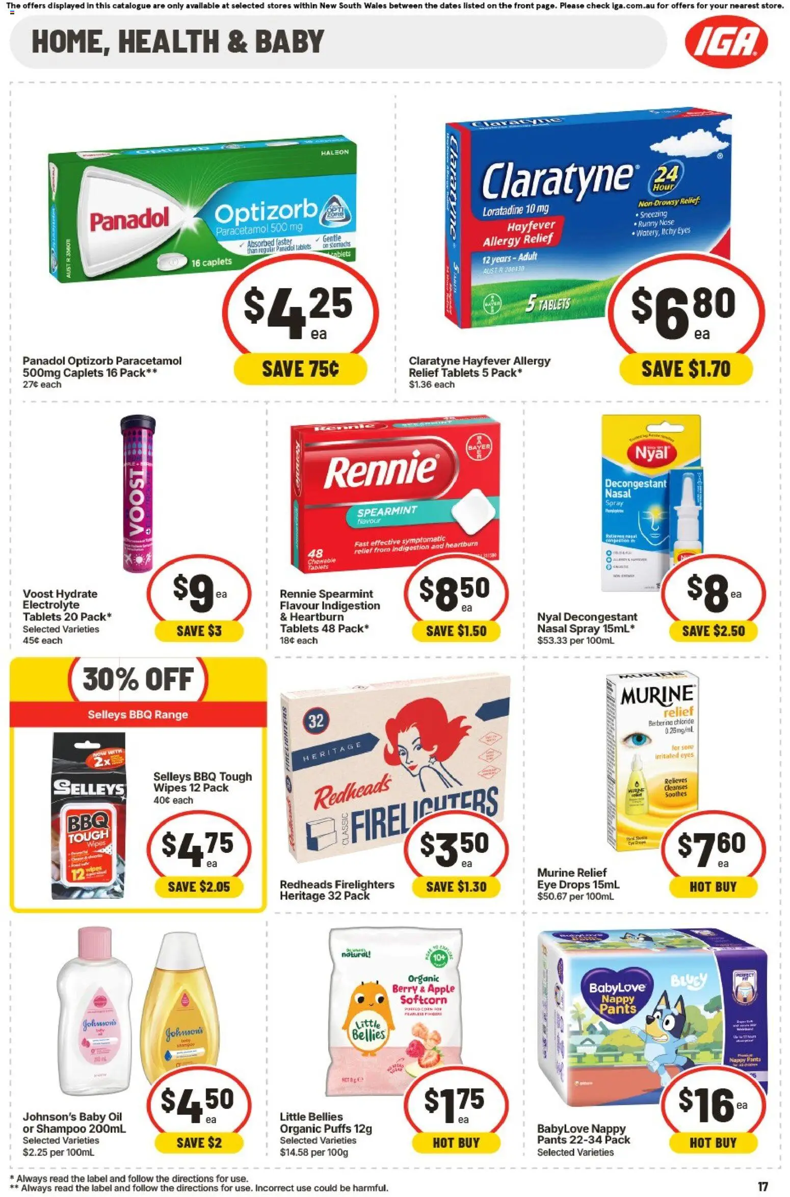 IGA catalogue - valid from 02/09/2026 | Page: 17 | Products: Oil, Nasal spray, Runny nose, Tablets
