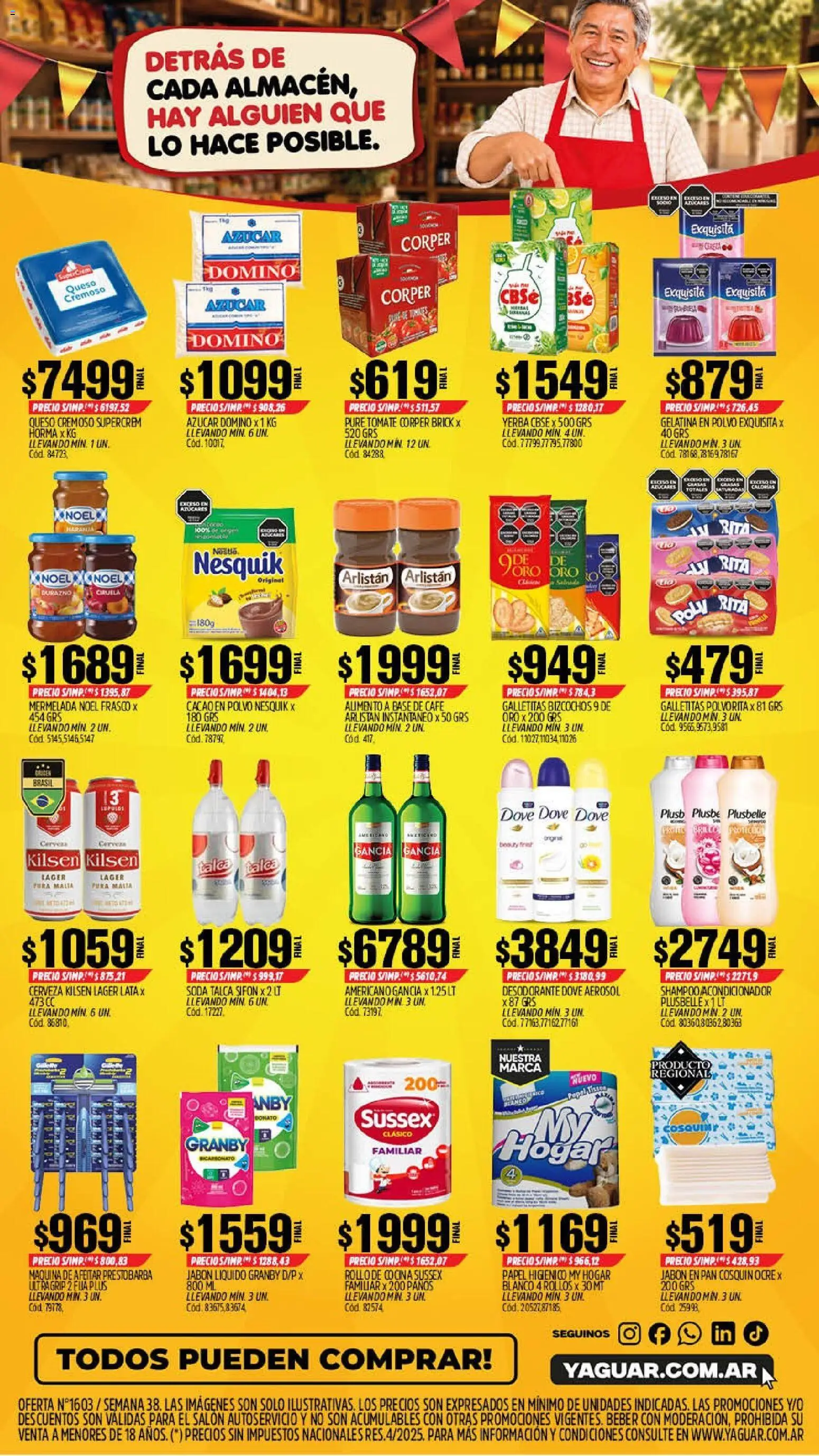 Yaguar - Oferta Semanal San Juan │ válido desde el 14/09/2026 | Página: 2 | Productos: Yerba, Jabón, Mermelada, Bizcochos