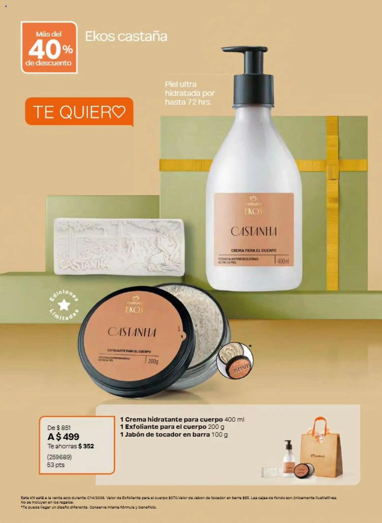 Nuevas ofertas de Natura válidas en toda la República Mexicana desde el 11/09/2026. ¡Encuentra las mejores ofertas en Natura campaña 14 2026! | Página: 13 | Productos: Crema, Exfoliante, Barra, Jabón
