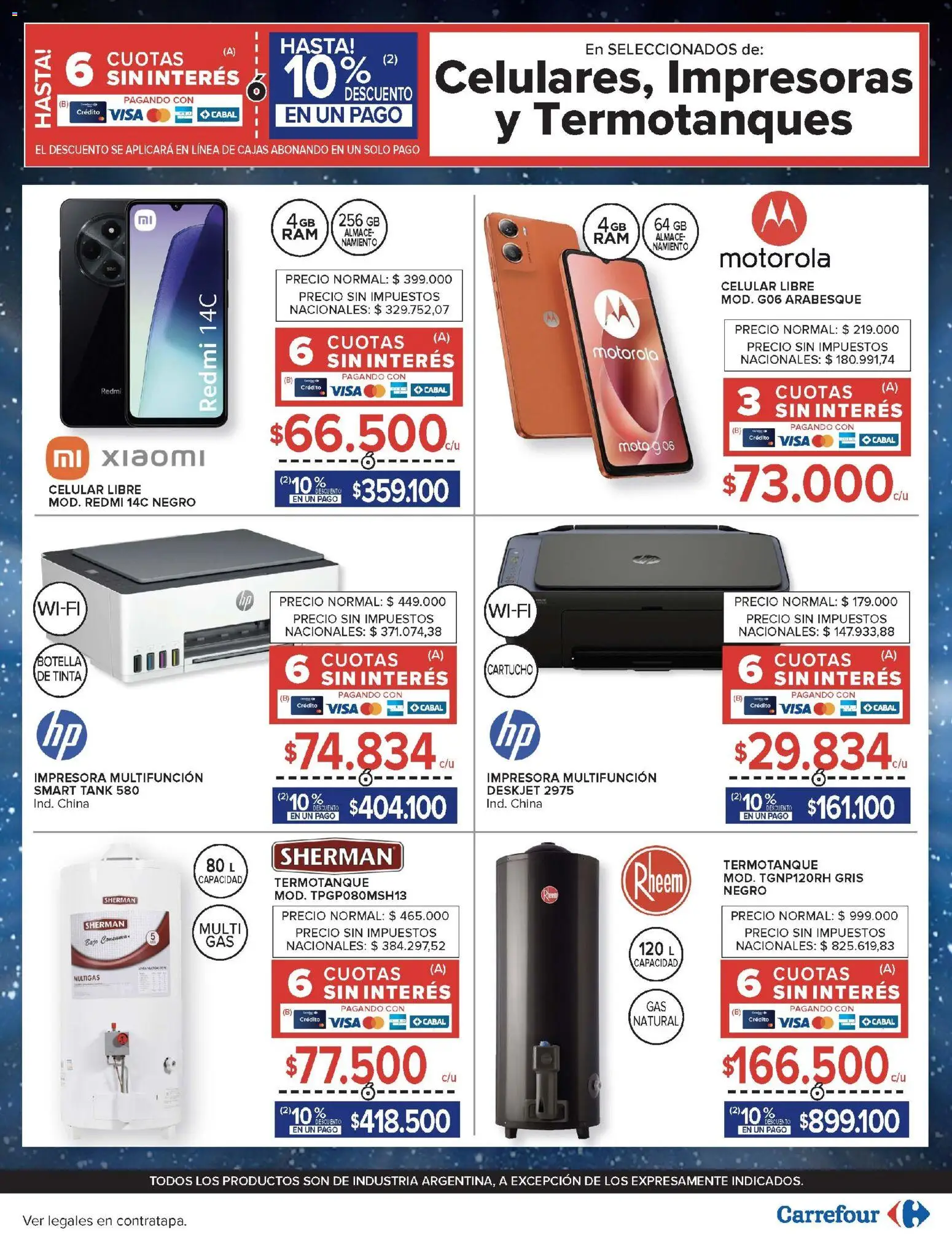 Carrefour - Carrefour Hiper │ válido desde el 30/06/2026 | Página: 30 | Productos: Impresora, Botella, Termotanque