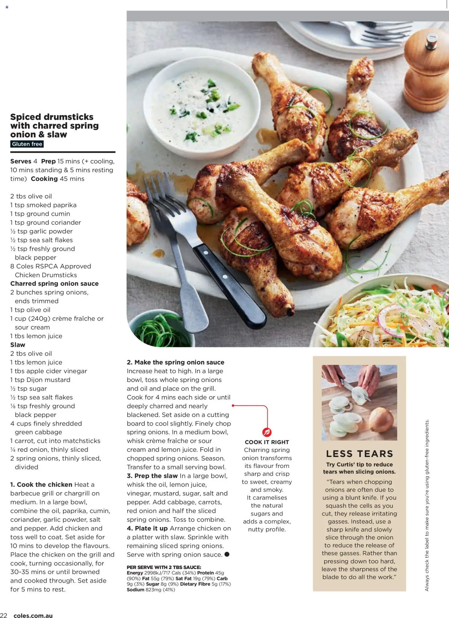 Coles catalogue - valid from 05/03/2026 | Page: 22 | Products: Chicken drumsticks, Cabbage, Drumsticks, Lemon juice