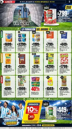 Vista previa Yaguar - Oferta Semanal Mendoza válido desde el 08.06.2026 | Página: 11 | Productos: Ketchup, Mostaza, Maiz, Atún