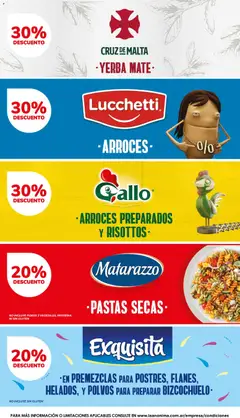 Vista previa La Anonima catálogo válido desde el 02/07/2026 | Página: 9 | Productos: Mate, Fideos