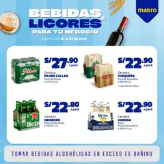 Vista previa de folleto Catálogo Makro Volante Bebidas y Licores de la Makro válido desde 01.06.2026