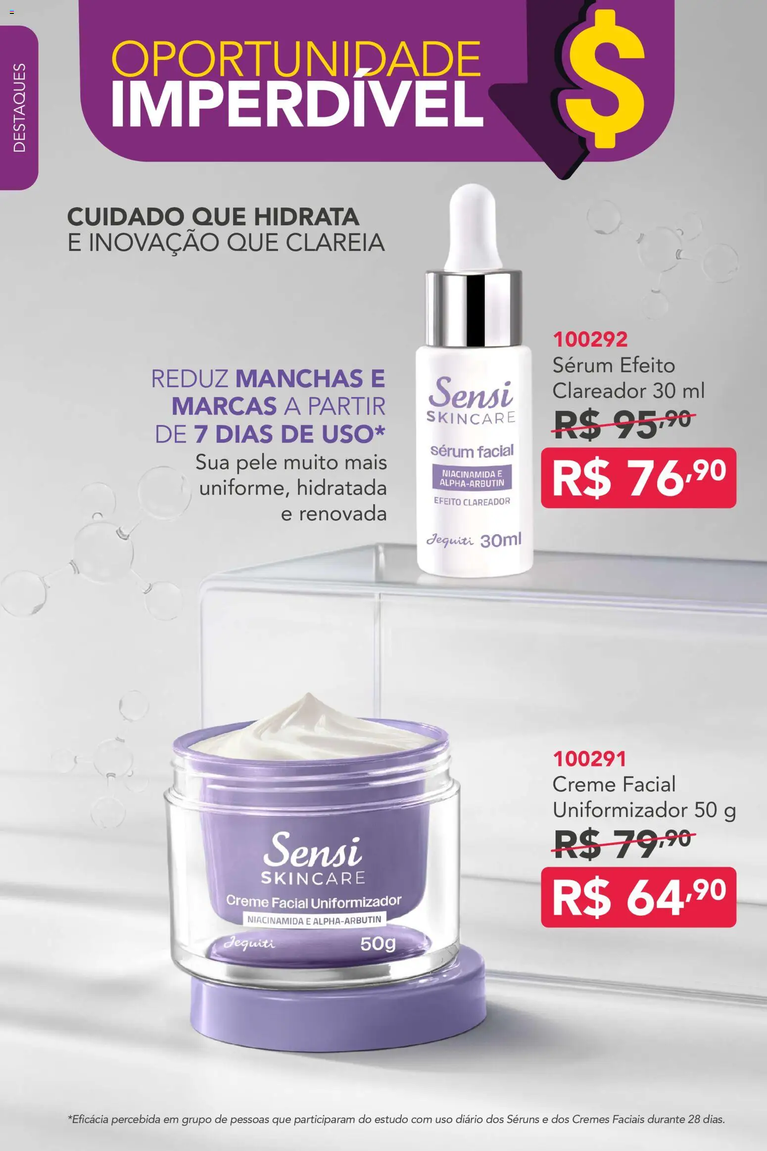 Jequiti Folheto - válido de 14/07/2026 | Página: 7 | Produtos: Sérum, Creme