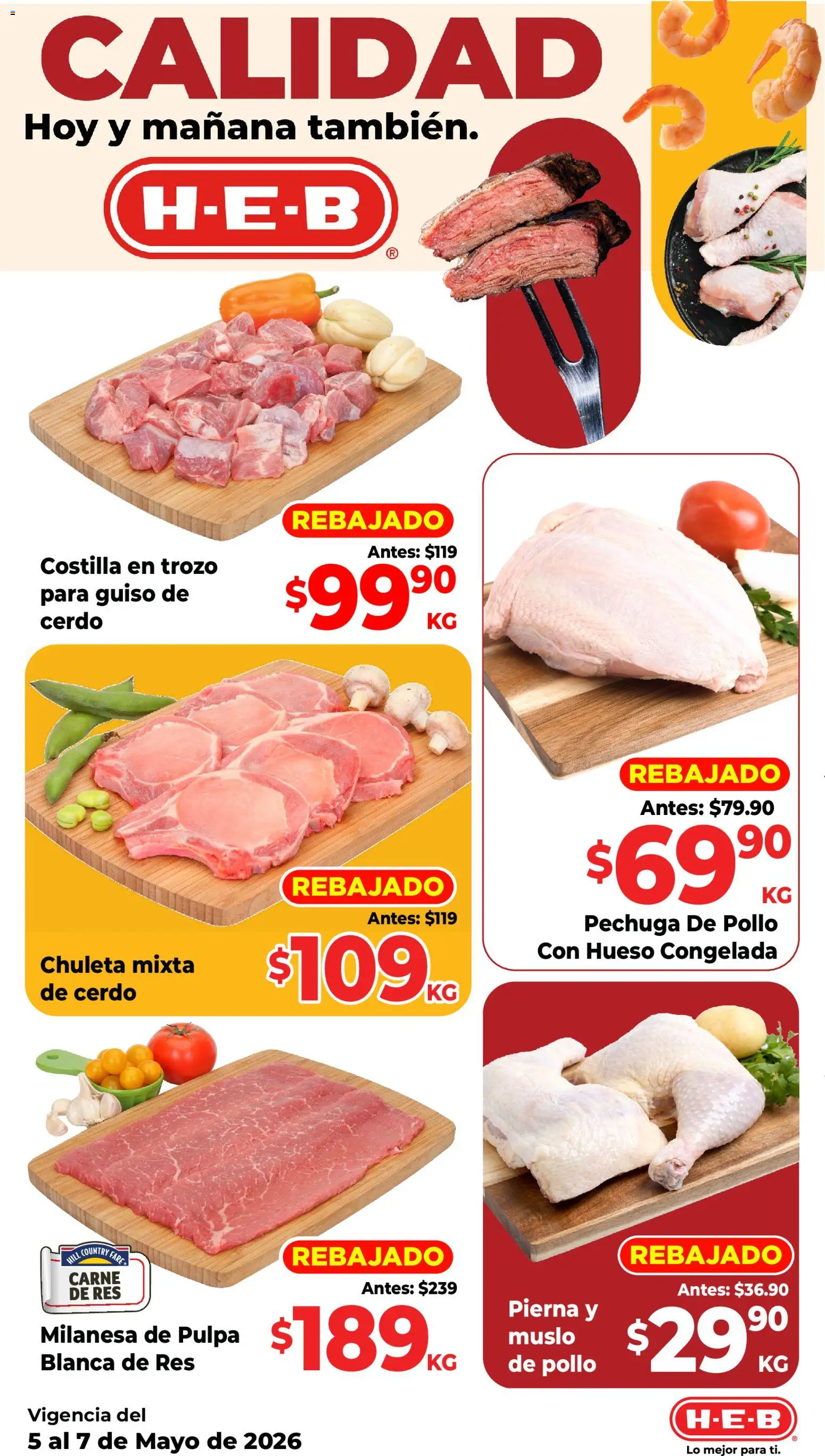 Nuevas ofertas de H-E-B válidas en toda la República Mexicana desde el 05.05.2026. ¡Encuentra las mejores ofertas en H-E-B folleto! | Página: 5