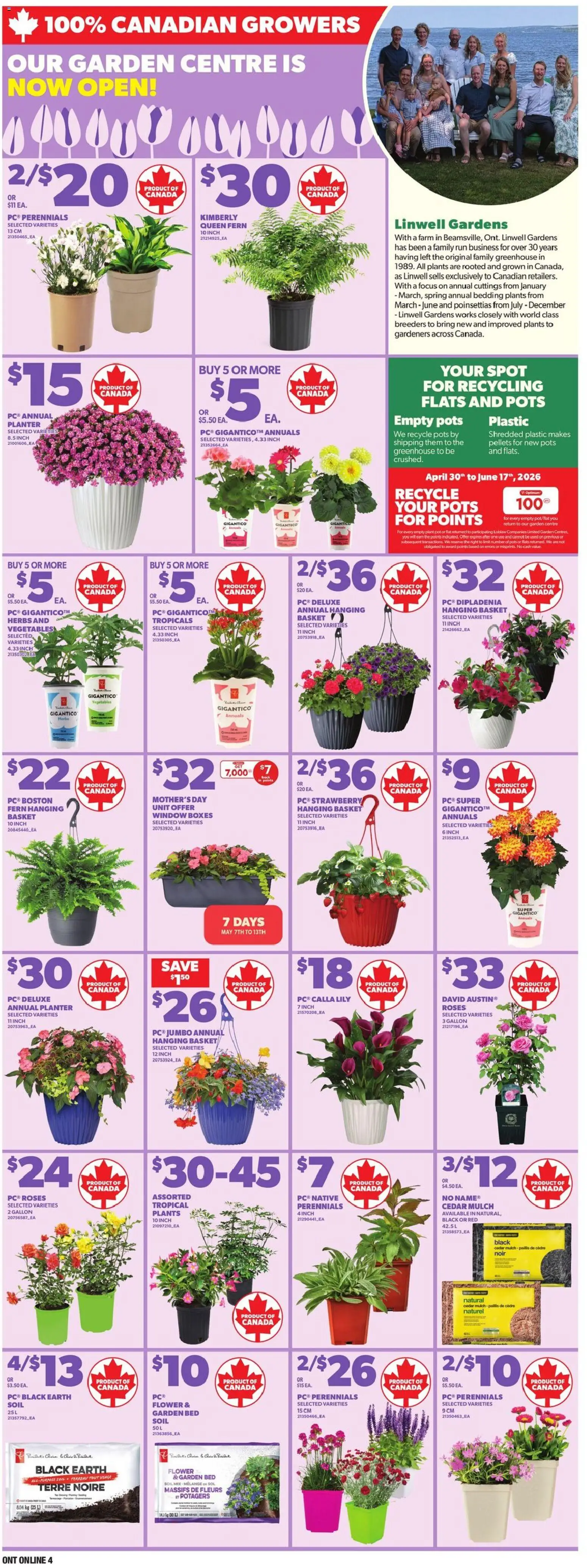 Independent Grocer flyer valid from 07.05.2026 | Page: 10 | Products: Bed, Basket