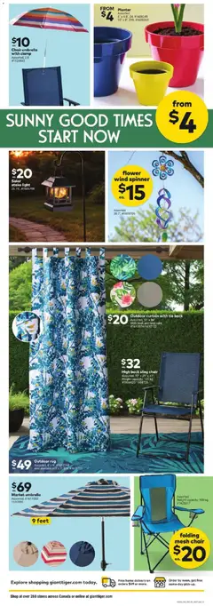 Preview of Outdoor rug, Assorted, 6' x 9', #1612748 Also available in 5 x 7, $39, #1612715 from shop Giant Tiger valid from 20.05.2026 | Page: 12