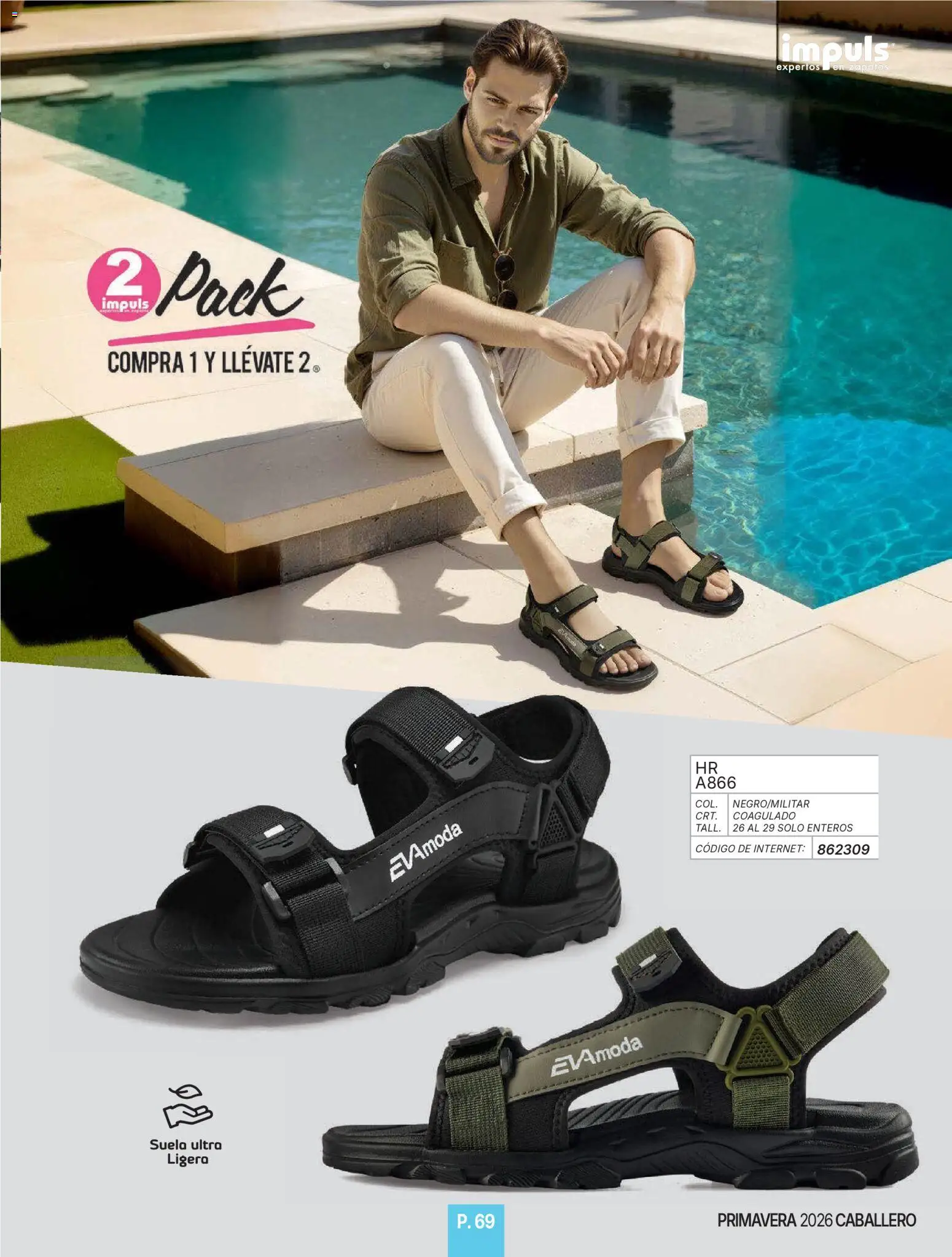 Nuevas ofertas de Impuls válidas en toda la República Mexicana desde el 01.01.2026. ¡Encuentra las mejores ofertas en Impuls catálogo Caballero! | Página: 71 | Productos: Zapatos