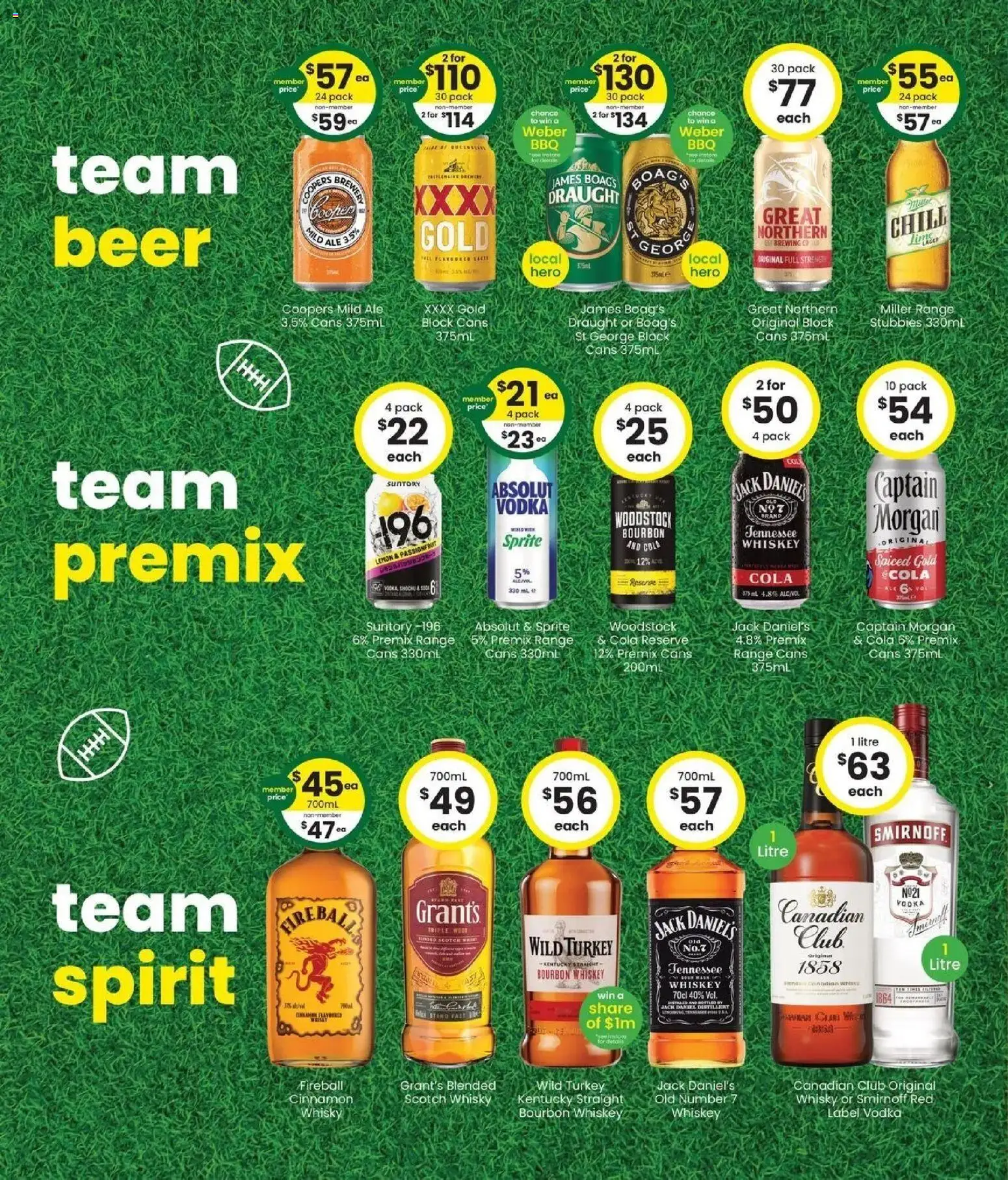 The Bottle-O catalogue - valid from 14/09/2026 | Page: 2 | Products: Captain Morgan, Lemon, Scotch, Jack Daniel’s