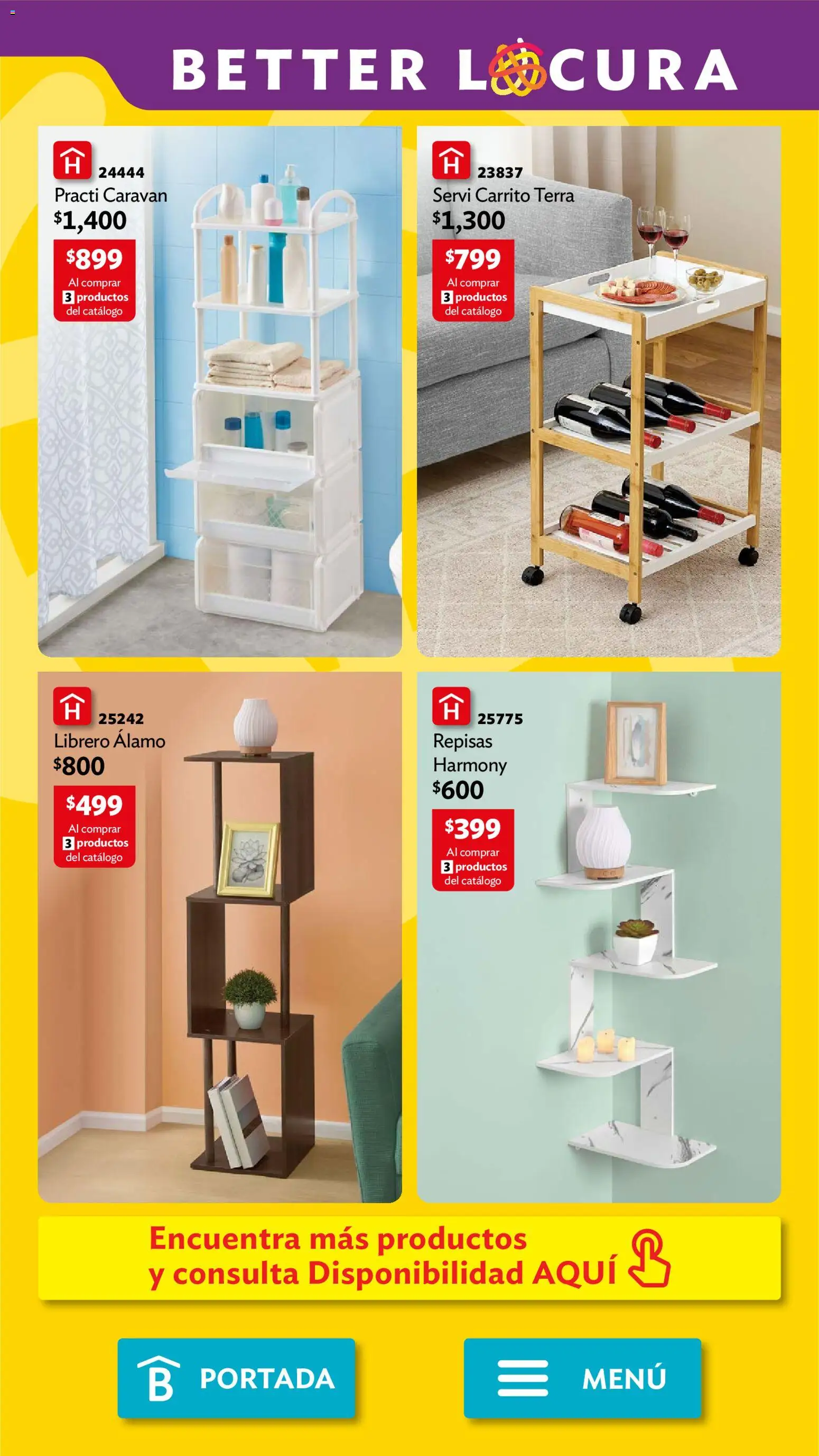 Nuevas ofertas de Betterware válidas en toda la República Mexicana desde el 02/11/2026. ¡Encuentra las mejores ofertas en Betterware campaña 11 2026! | Página: 113