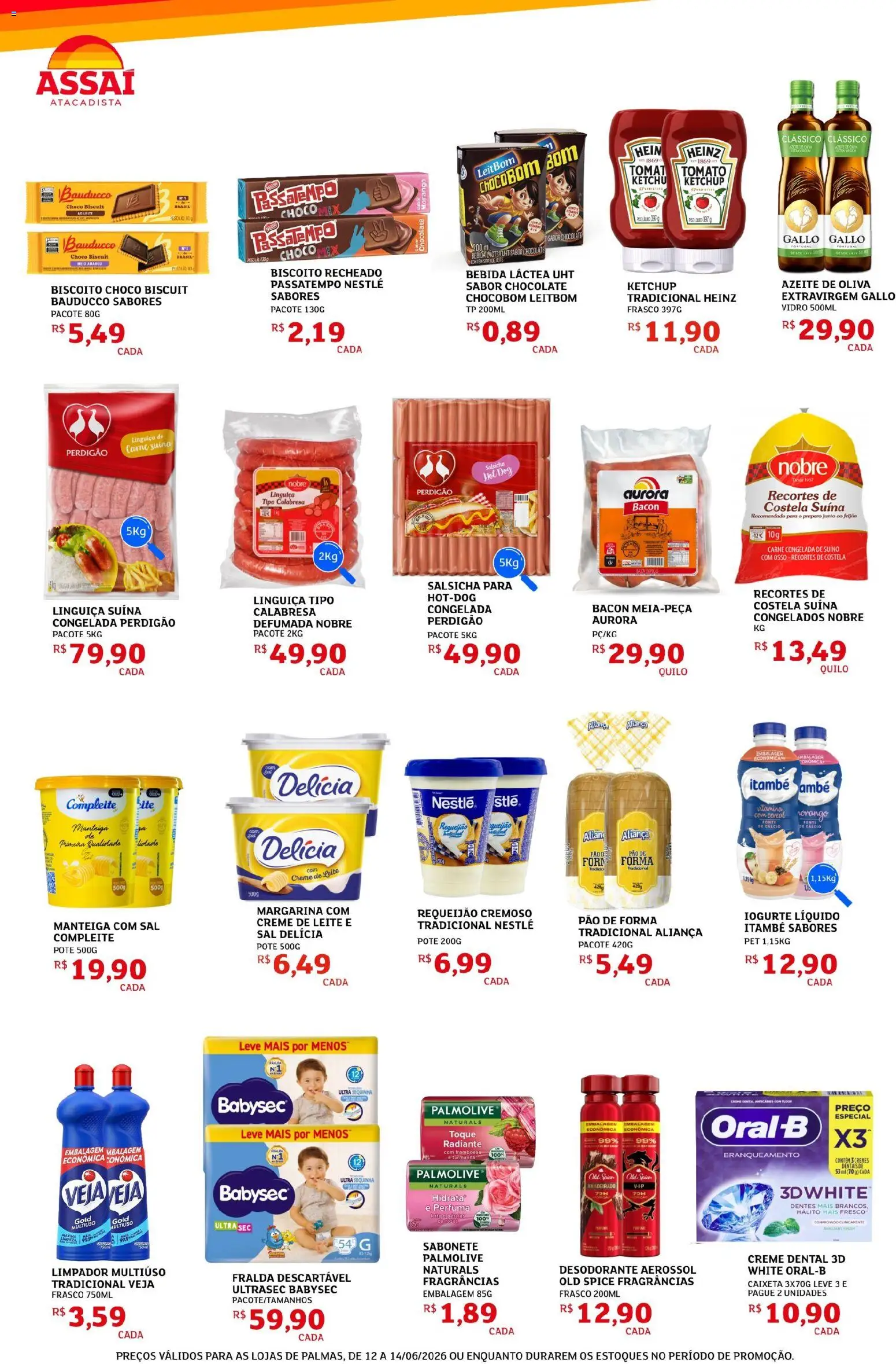 Assaí Atacadista Folheto - válido de 12.06.2026 | Página: 2 | Produtos: Aliança, Ketchup, Bebida, Margarina