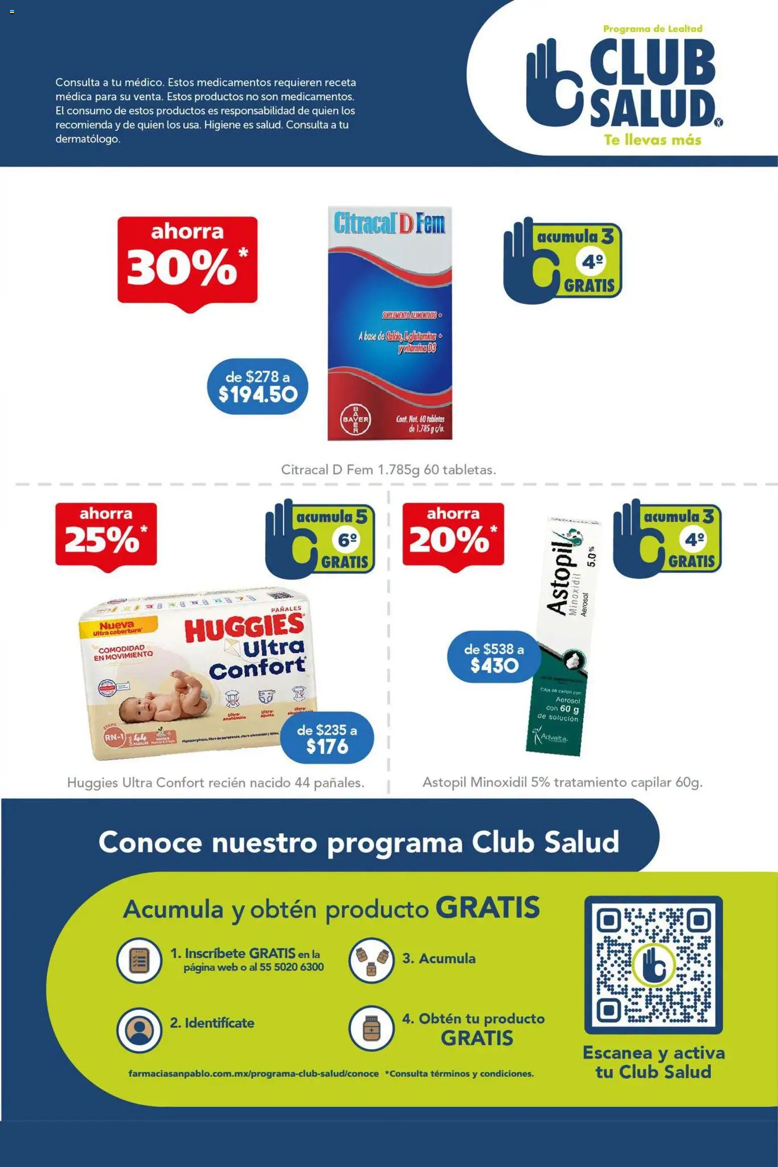 Nuevas ofertas de Farmacia San Pablo válidas en toda la República Mexicana desde el 06/09/2026. ¡Encuentra las mejores ofertas en Farmacia San Pablo catálogo! | Página: 13 | Productos: Pañales, Té, Caja