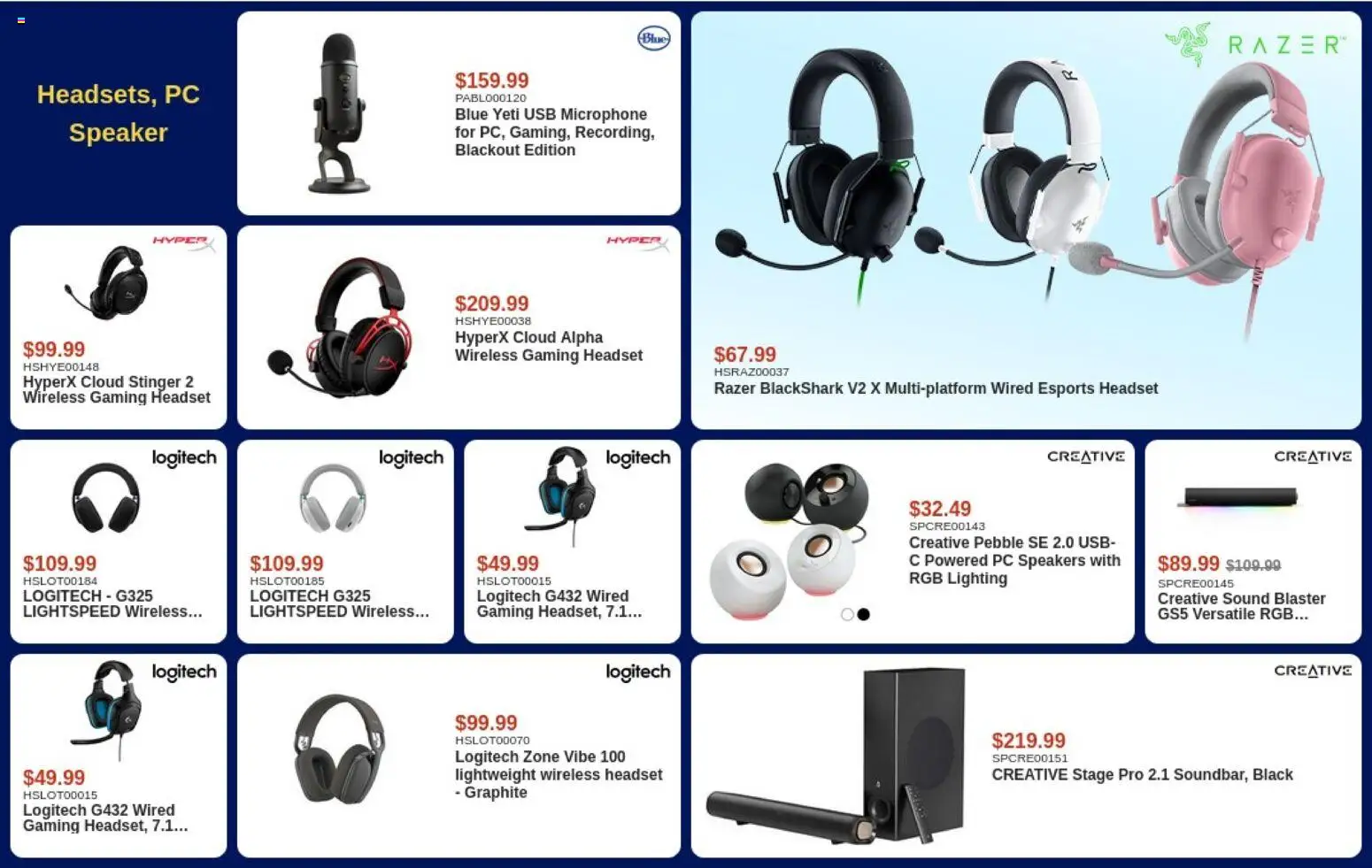 Canada Computers flyer valid from Jul 3, 2026 | Page: 7 | Products: PC, Microphone, Speaker