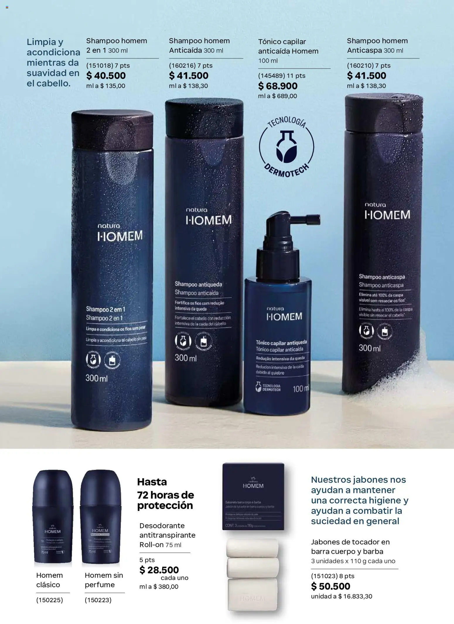 Natura revista - valida desde el 11.06.2026 | Página: 50 | Productos: Shampoo, Perfume, Desodorante, Antitranspirante