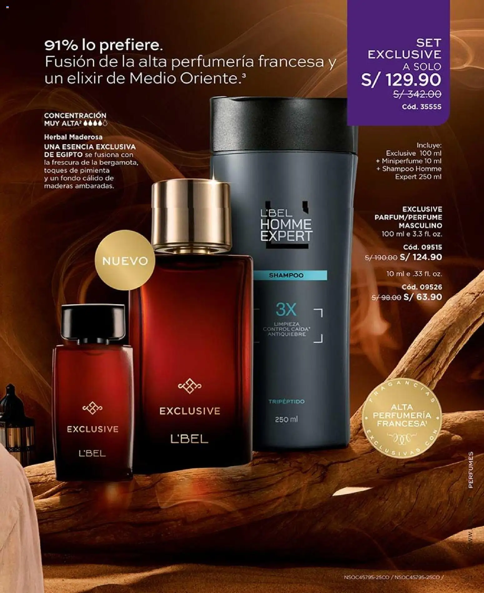 Catálogo L'Bel válido desde 22/08/2026 | Página: 21 | Productos: Shampoo, Perfumes