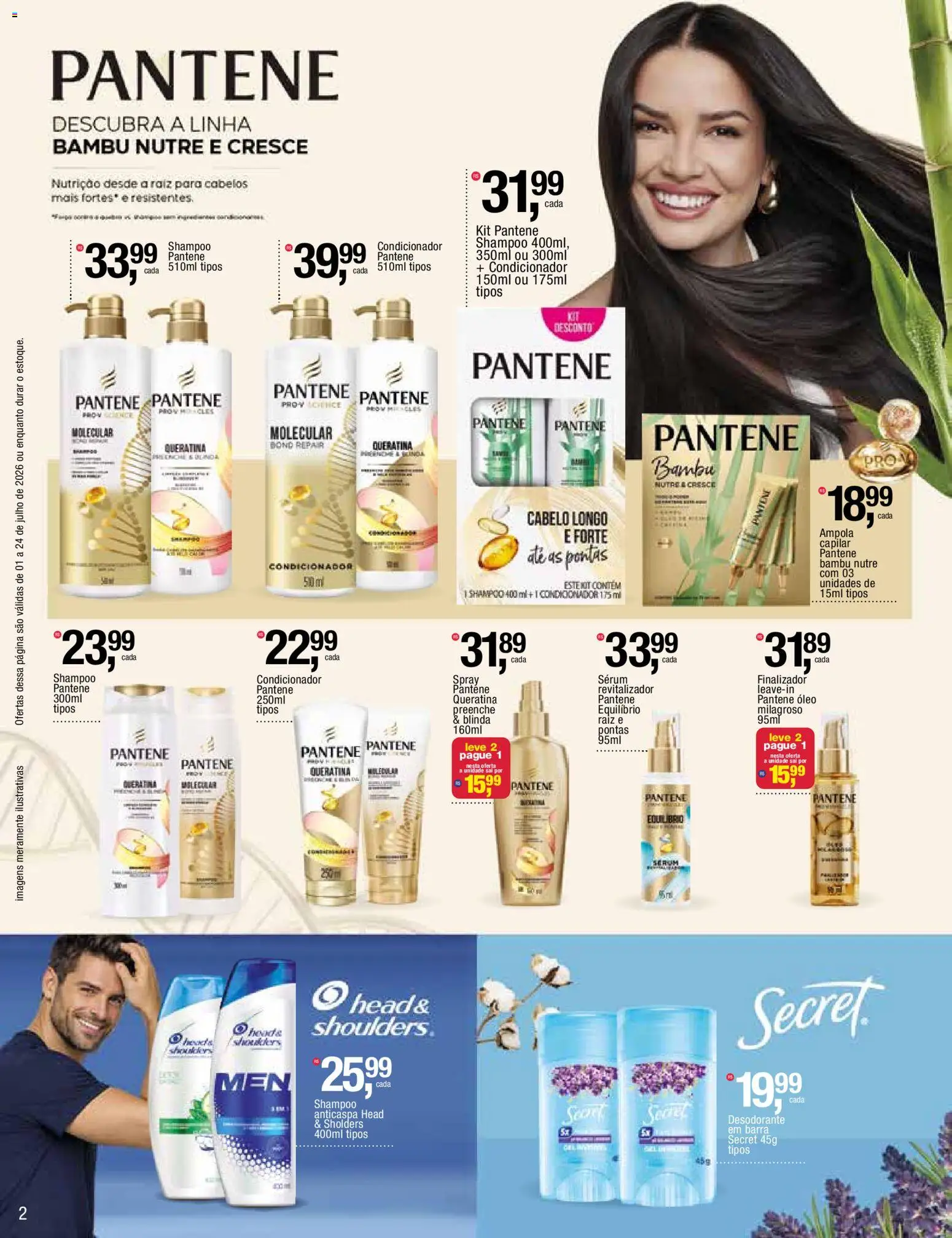 Frangolândia Folheto - válido de 01/07/2026 | Página: 2 | Produtos: Shampoo, Condicionador, Óleo, Sérum