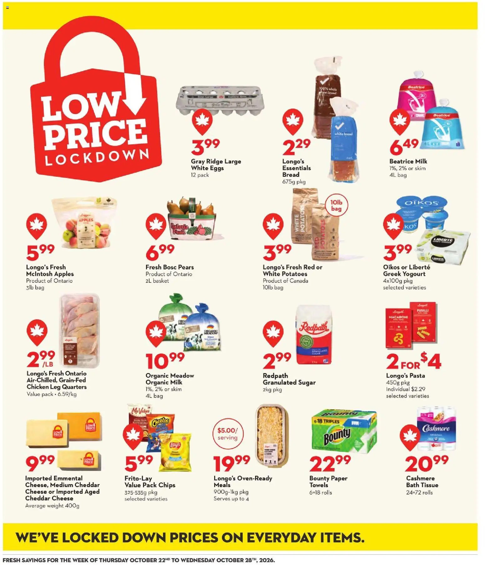 Longo's flyer valid from Oct 22, 2026 | Page: 19