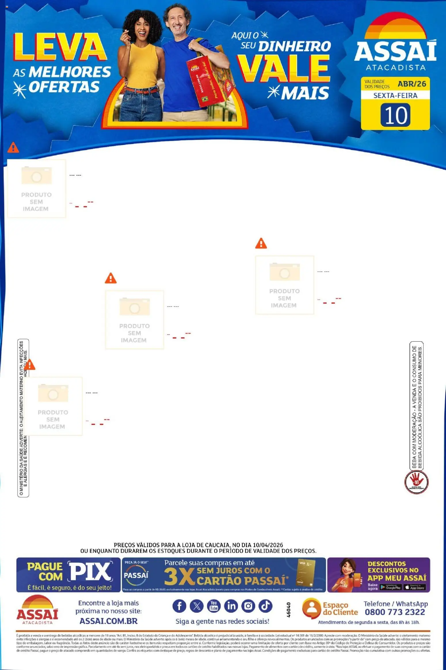Assaí Atacadista Folheto - válido de 29.05.2026 | Página: 1 | Produtos: Pneus, Base, Bebida, Telefone