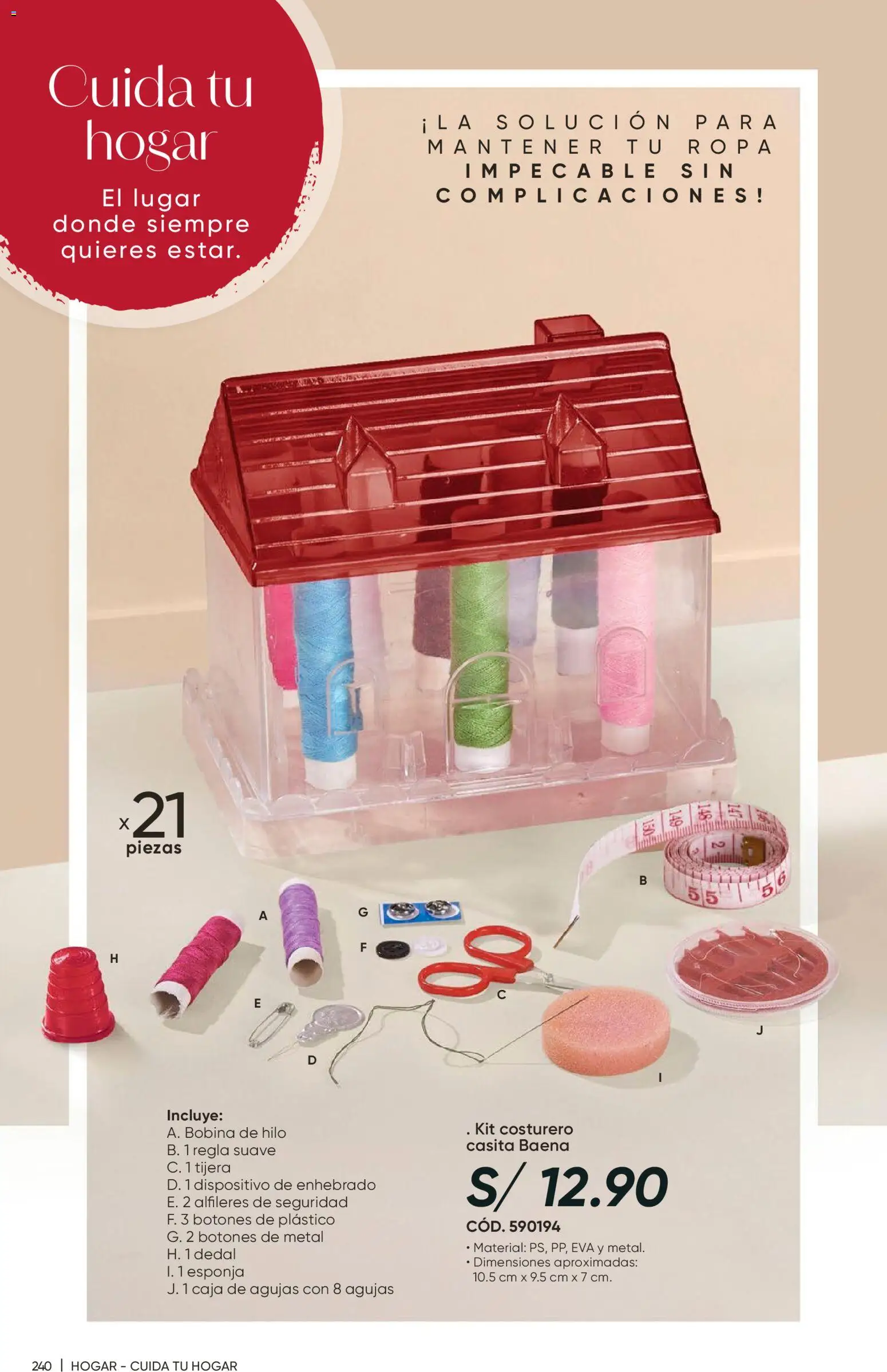 Catálogo Azzorti válido desde 14/08/2026 | Página: 242 | Productos: Esponja, Caja, Ropa