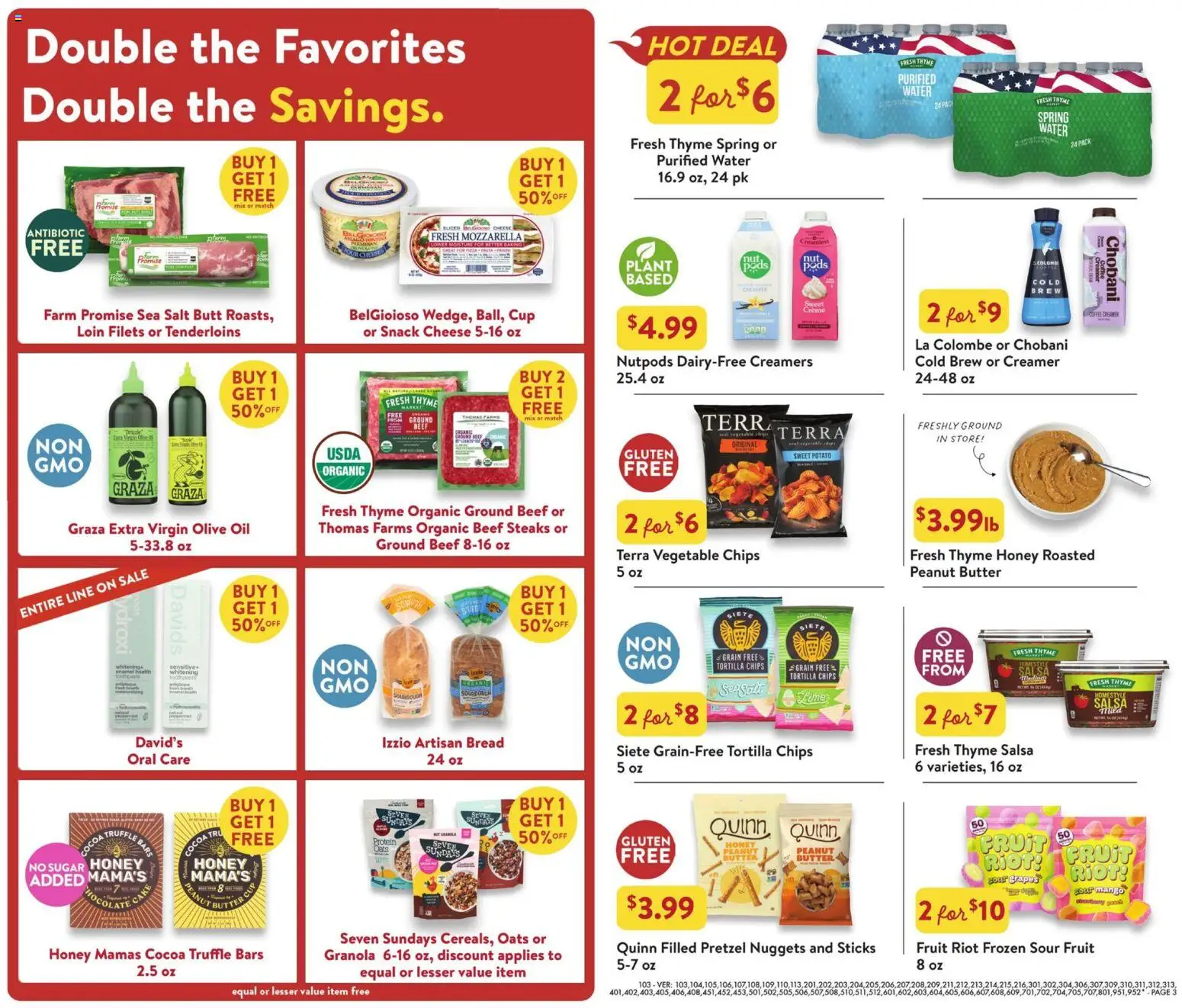 Fresh Thyme Weekly Ad - valid from 07/15/2026 | Page: 6 | Products: Cheese, Bread, Salt, Mango