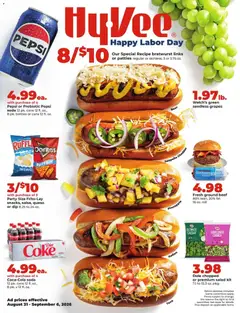 Preview of HyVee weekly ads valid from 08/31/2026