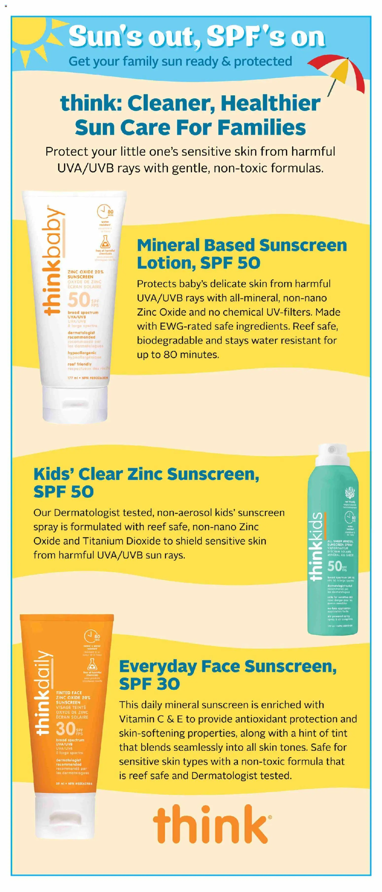 Rexall flyer valid from Apr 10, 2026 | Page: 14 | Products: Water, Sunscreen
