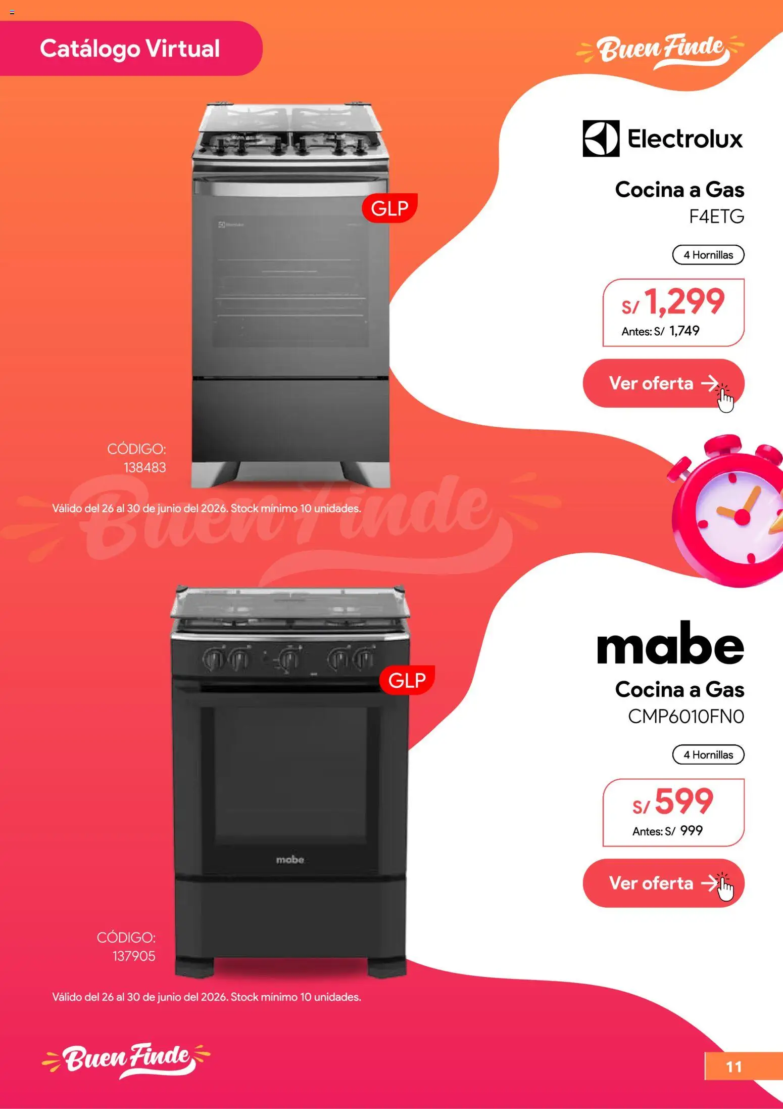 Catálogo Hiraoka válido desde 26/06/2026 | Página: 12 | Productos: Cocina