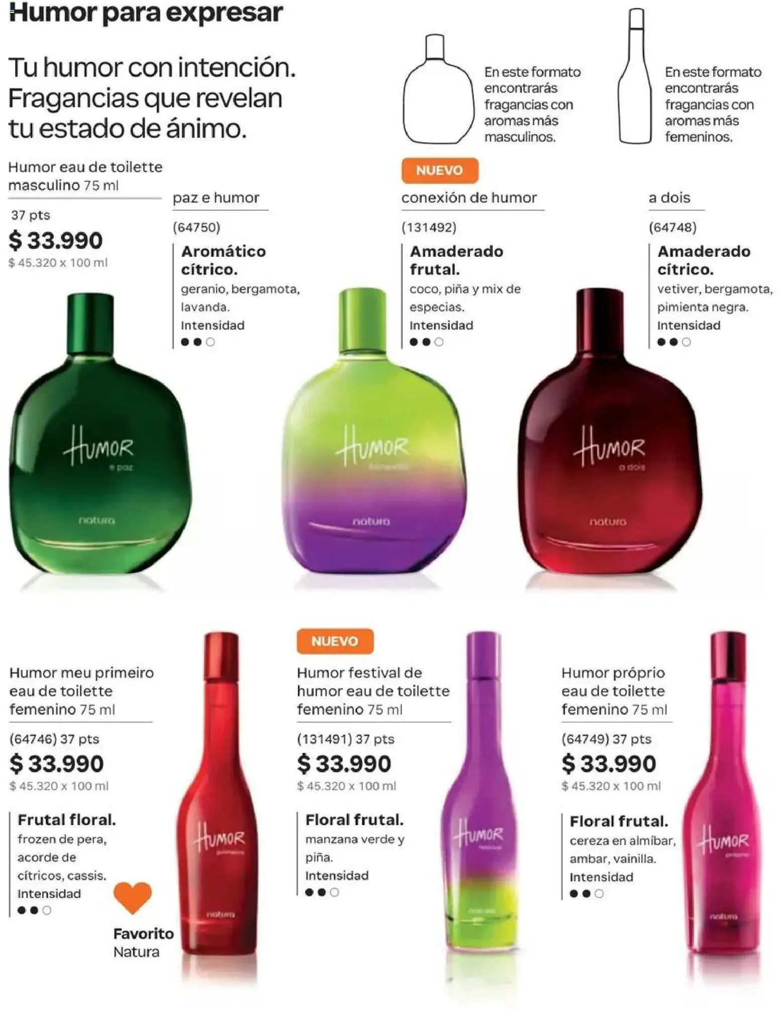 Natura catálogo │ válido desde el 31.08.2026 | Página: 48 | Productos: Pimienta, Manzana, Eau de toilette, Piña