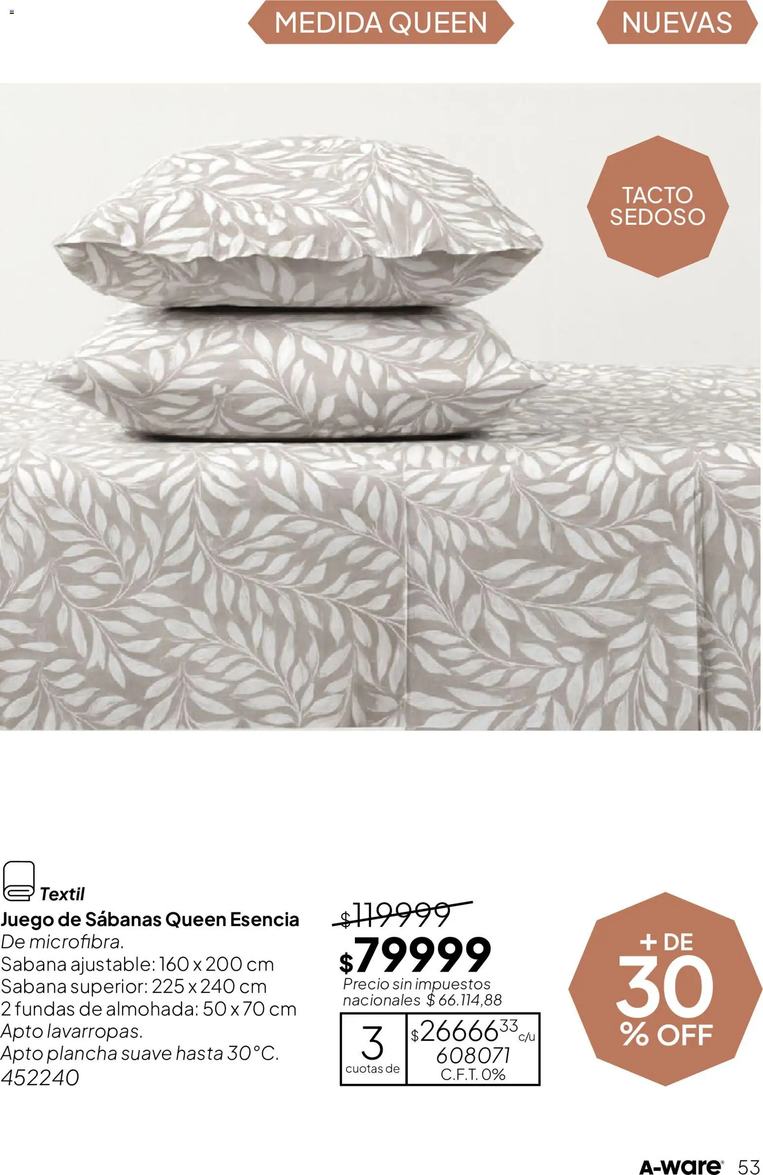 Tupperware Folleto │ válido desde el 04/08/2026 | Página: 55 | Productos: Sabanas, Almohada, Plancha