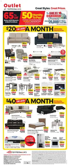Preview of Tepperman's outlet from shop Tepperman's valid from Sep 25, 2026