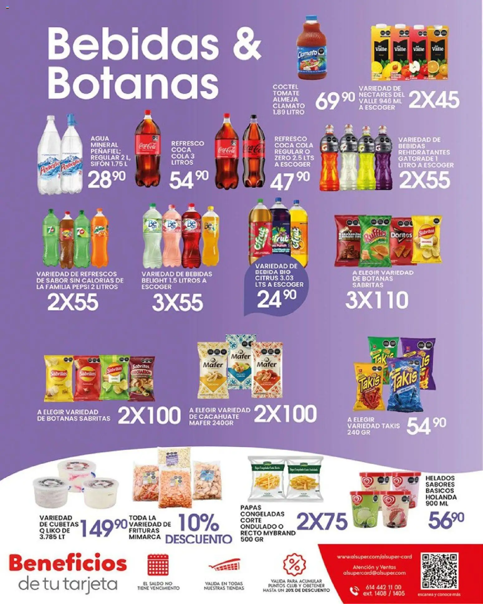 Nuevas ofertas de Alsuper válidas en toda la República Mexicana desde el 08.05.2026. ¡Encuentra las mejores ofertas en Alsuper folleto! | Página: 7 | Productos: Refresco, Cacahuate, Tomate, Agua