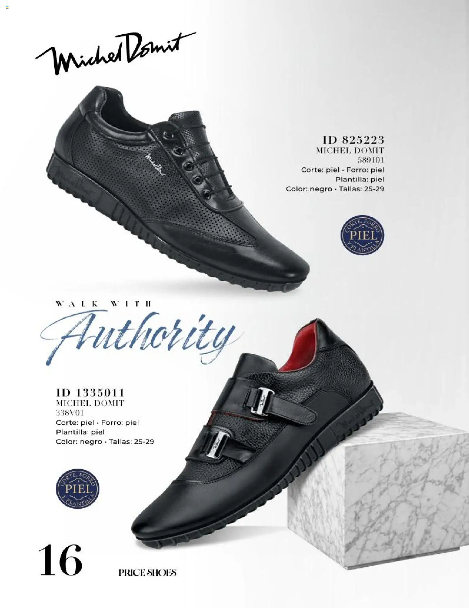 Nuevas ofertas de Price Shoes válidas en toda la República Mexicana desde el 25/06/2026. ¡Encuentra las mejores ofertas en Price Shoes catálogo Caballeros Mini! | Página: 16